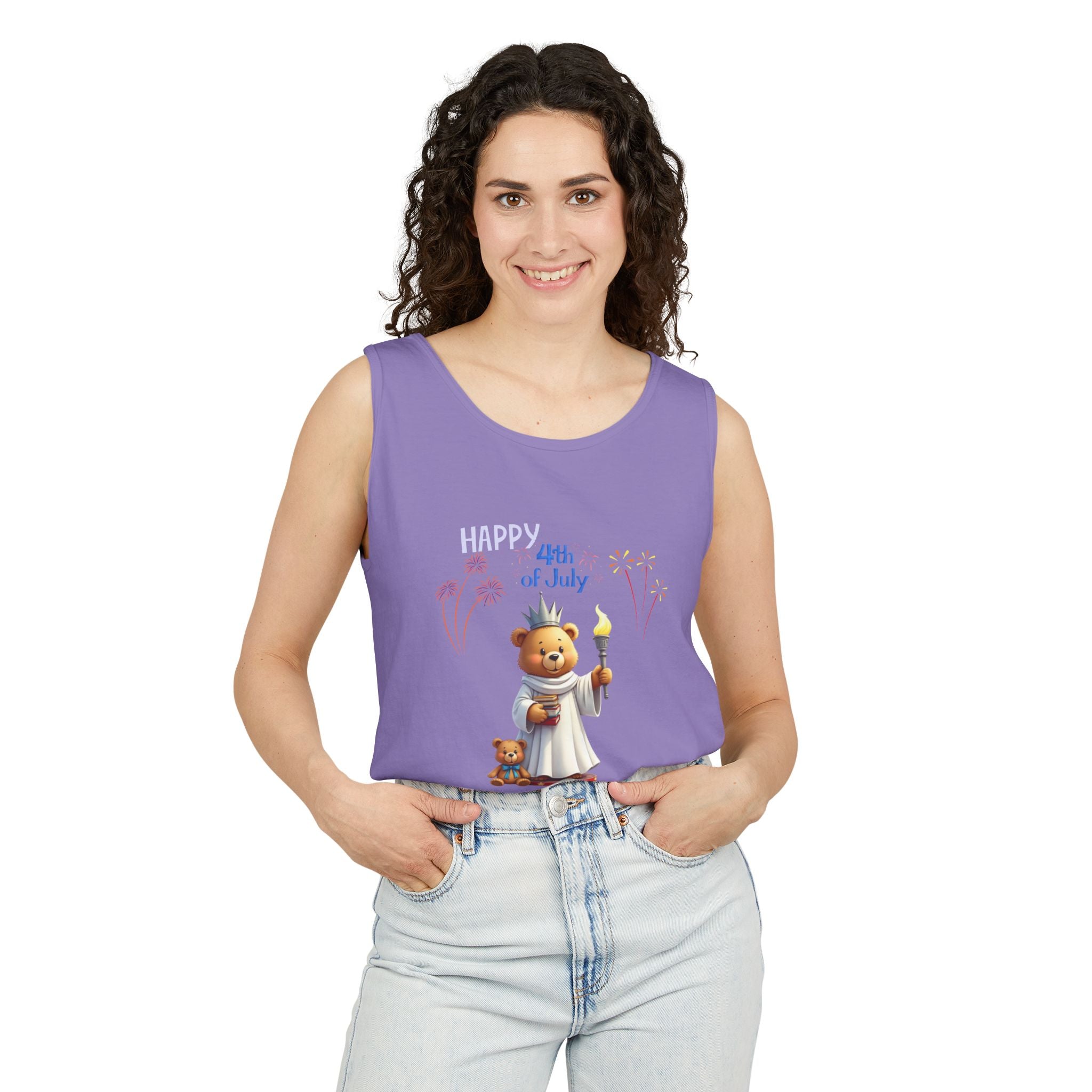 Lady Liberty Unisex Tank Top