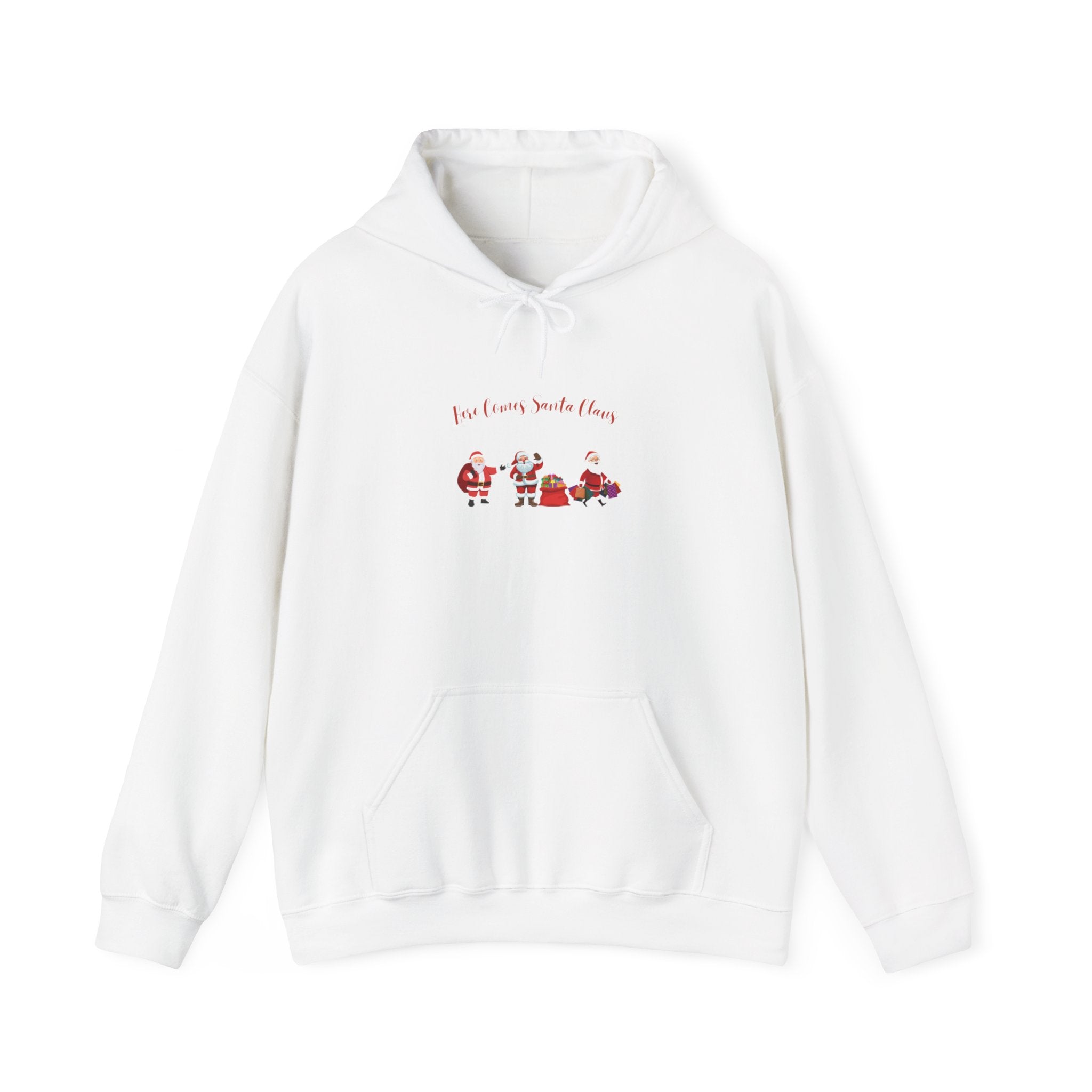 Here Comes Santa Claus Unisex Heavy Blend™ Hooded Sweatshirt