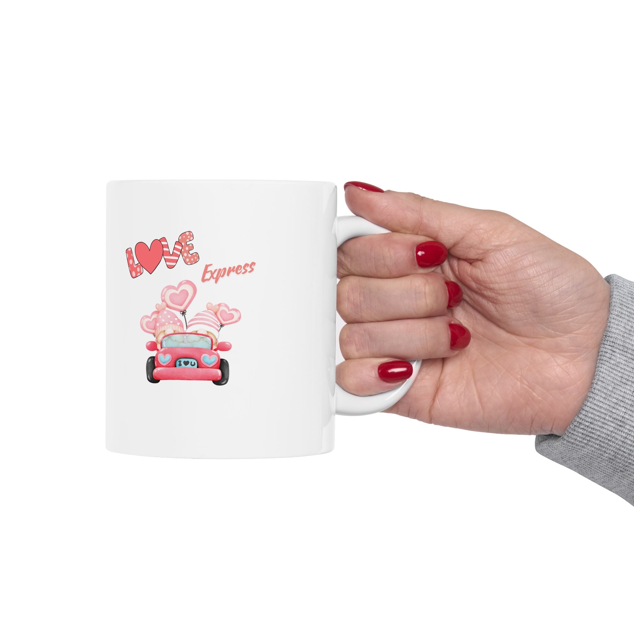 Love Express Ceramic Mug, (11oz, 15oz)