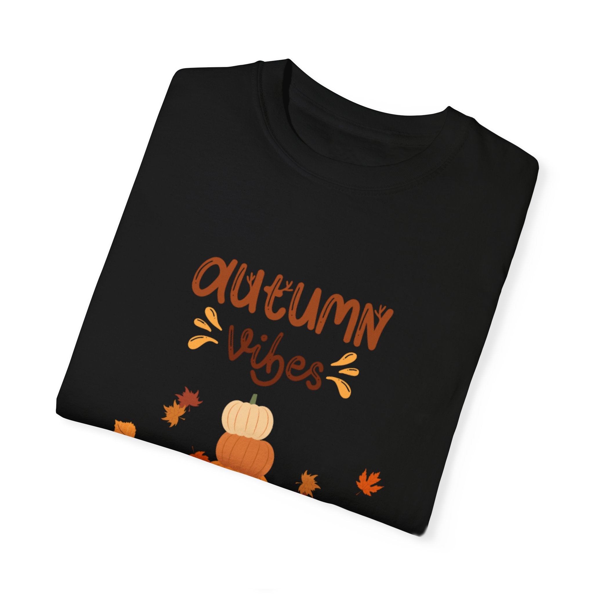 Autumn Vibes Unisex Garment-Dyed T-shirt