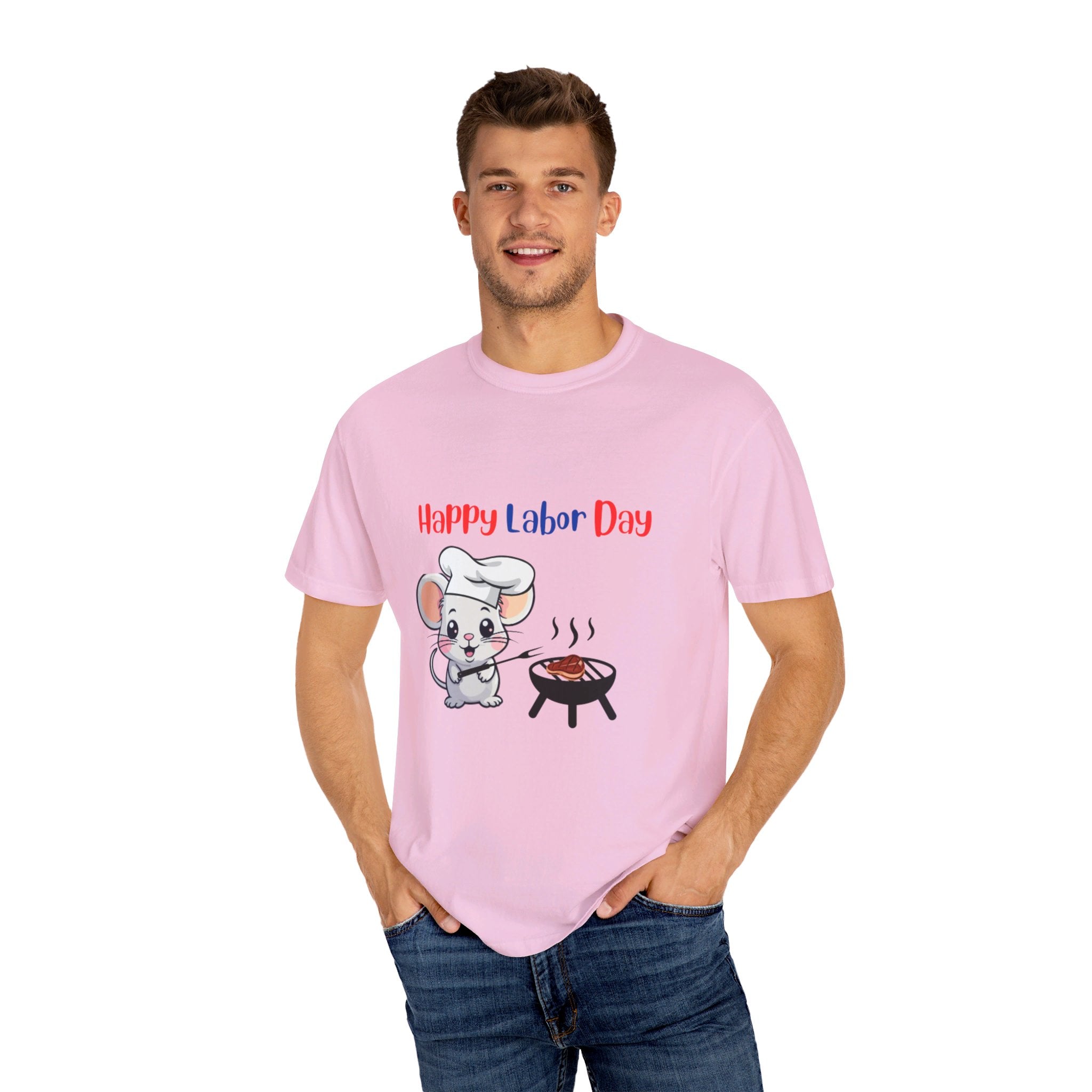Labor Day Cookout Unisex Garment-Dyed T-shirt