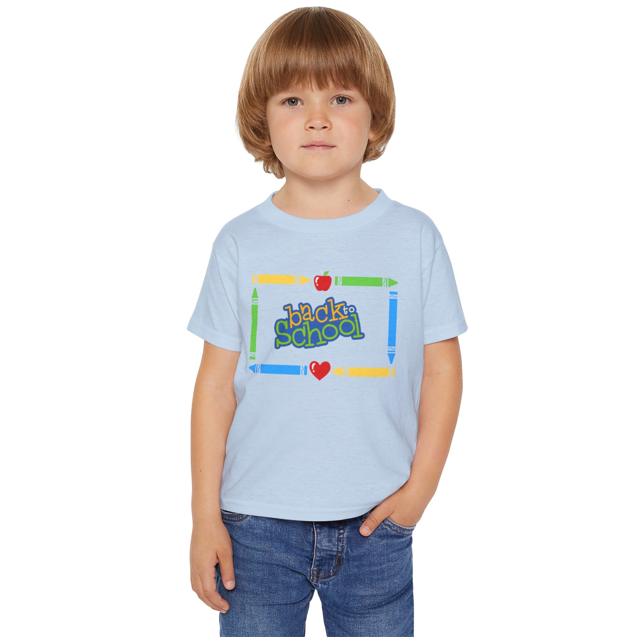 Back To School Heavy Cotton™ Toddler T-shirt