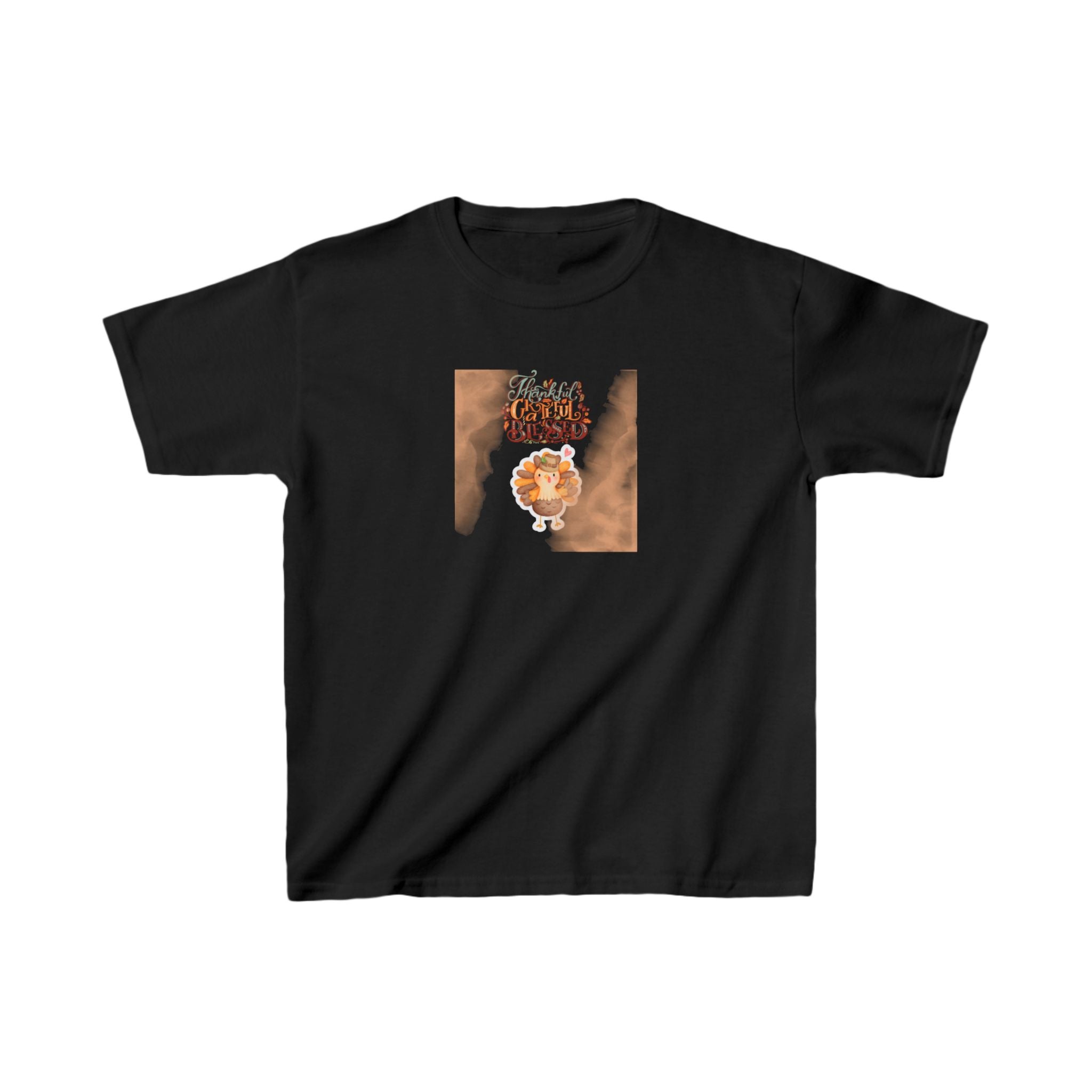 Thankful Grateful Blessed Kids Heavy Cotton™ Tee