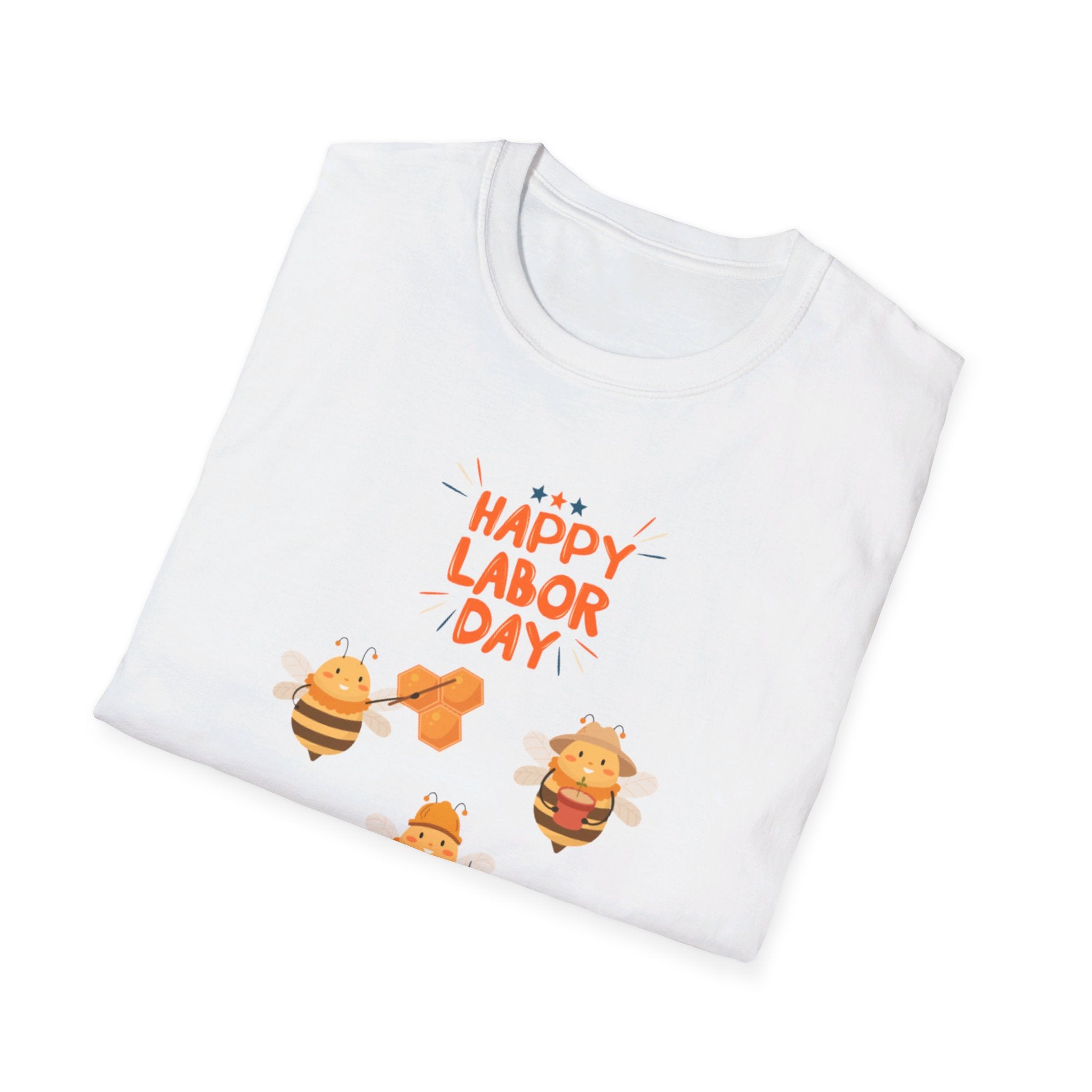 Bee Labor Day Unisex Softstyle T-Shirt