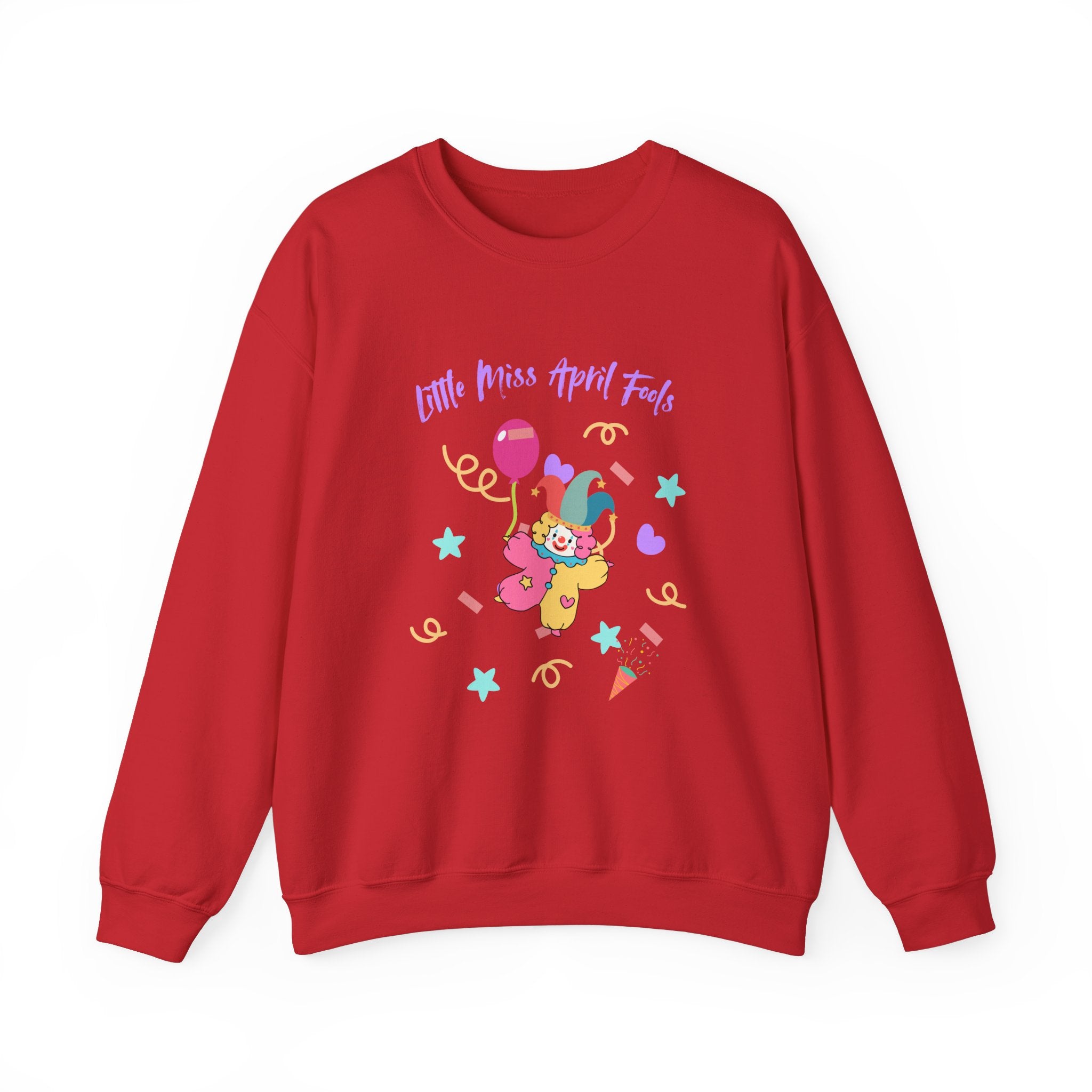 Little Miss April Fool's Day Unisex Heavy Blend™ Crewneck Sweatshirt