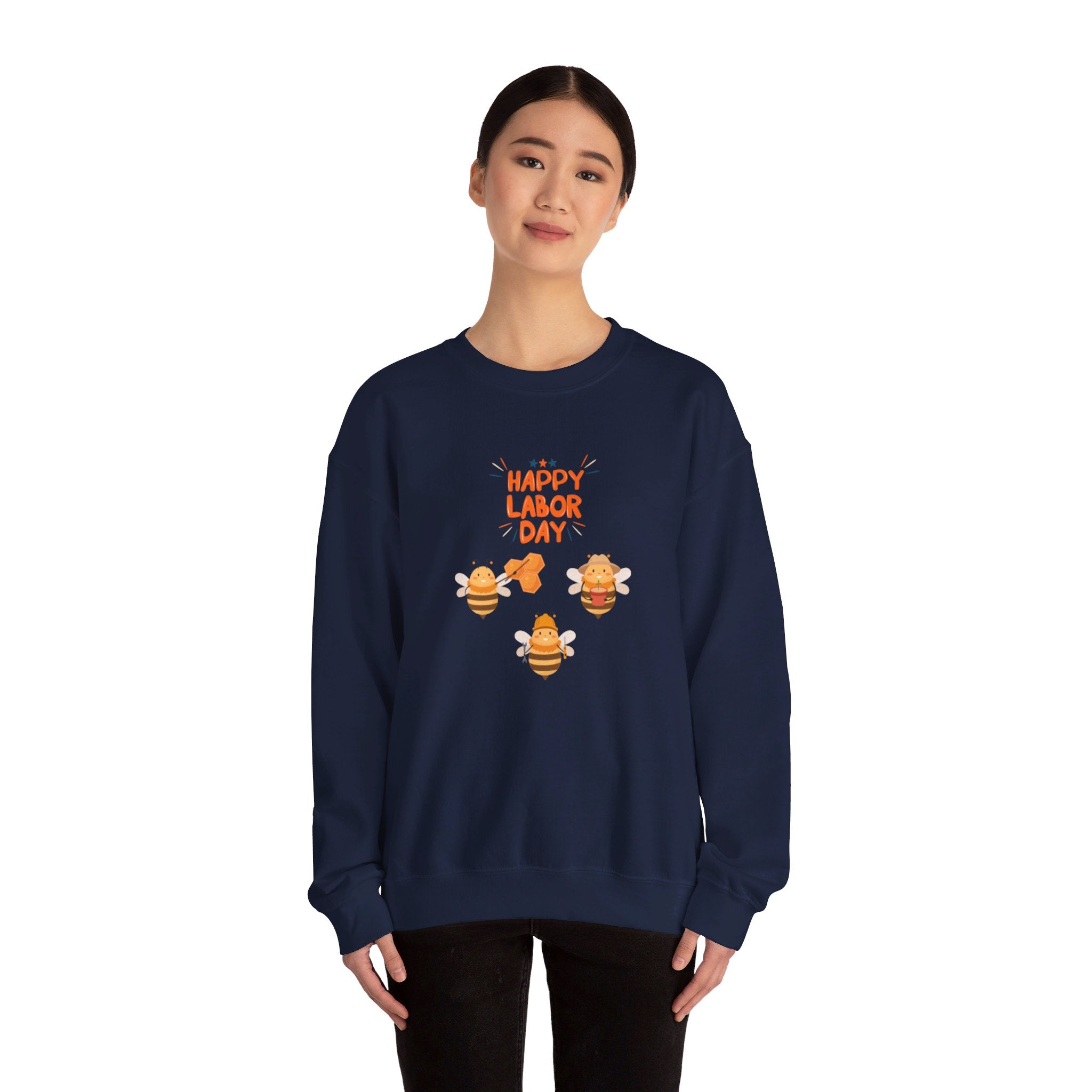 Bee Labor Day Unisex Heavy Blend™ Crewneck Sweatshirt