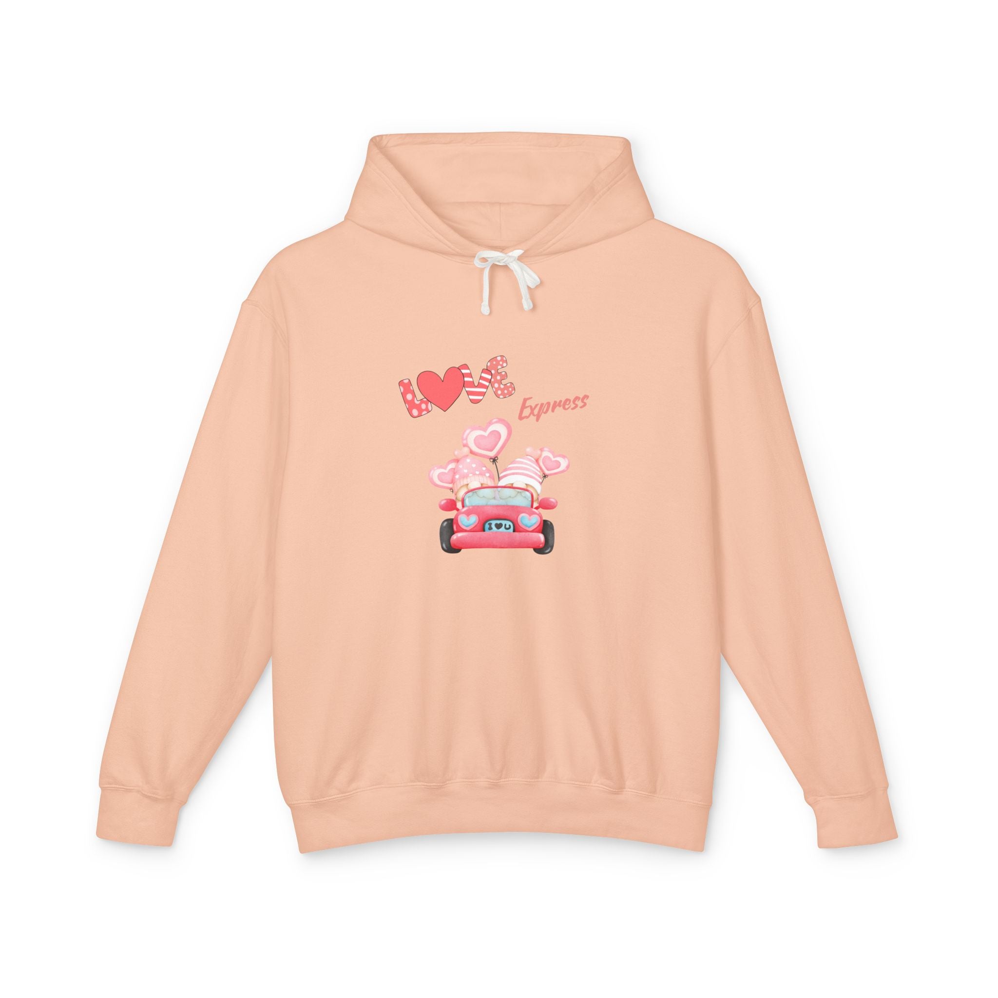 Love Express Unisex Lightweight Hooded Sweatshirt