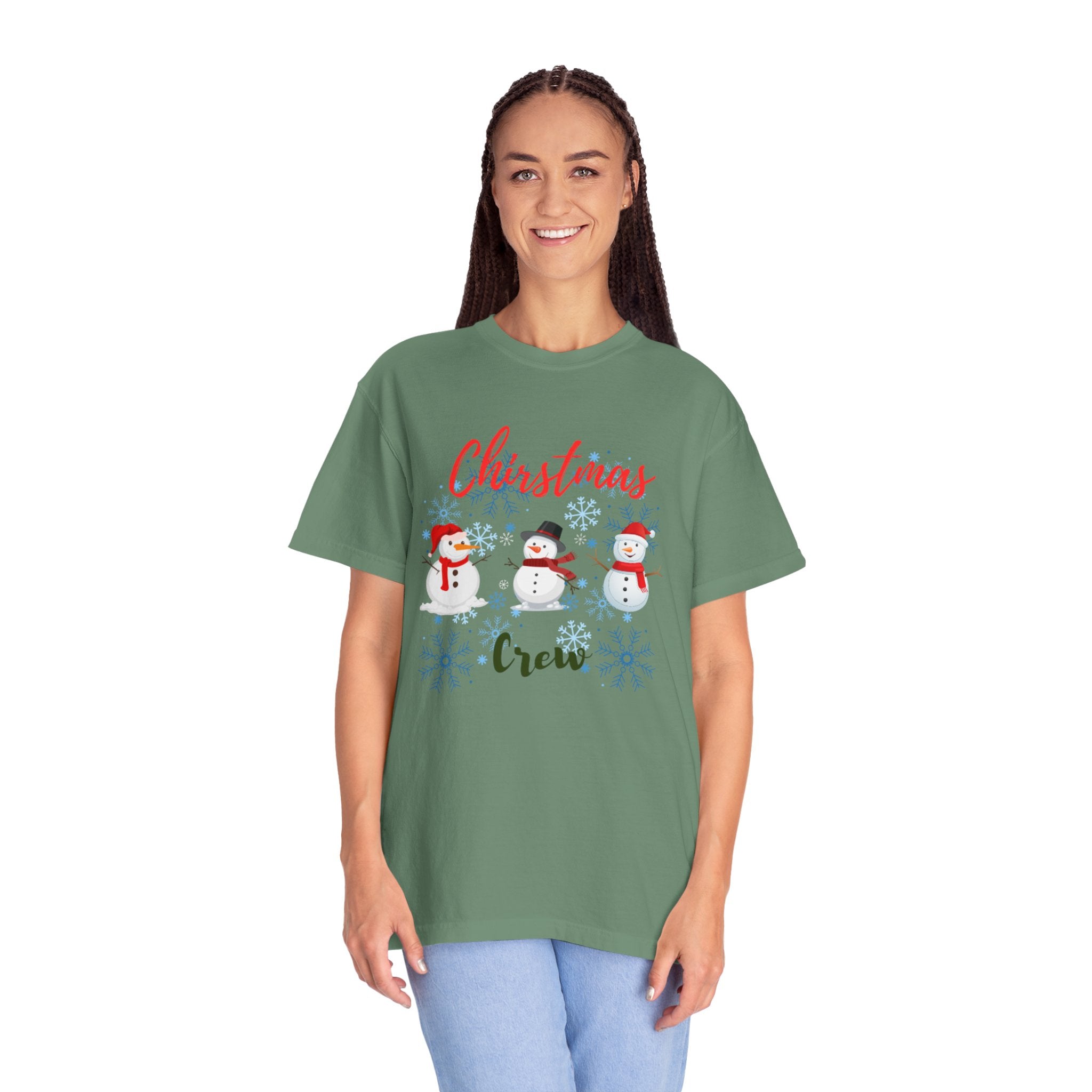 Christmas Crew Unisex Garment-Dyed T-shirt