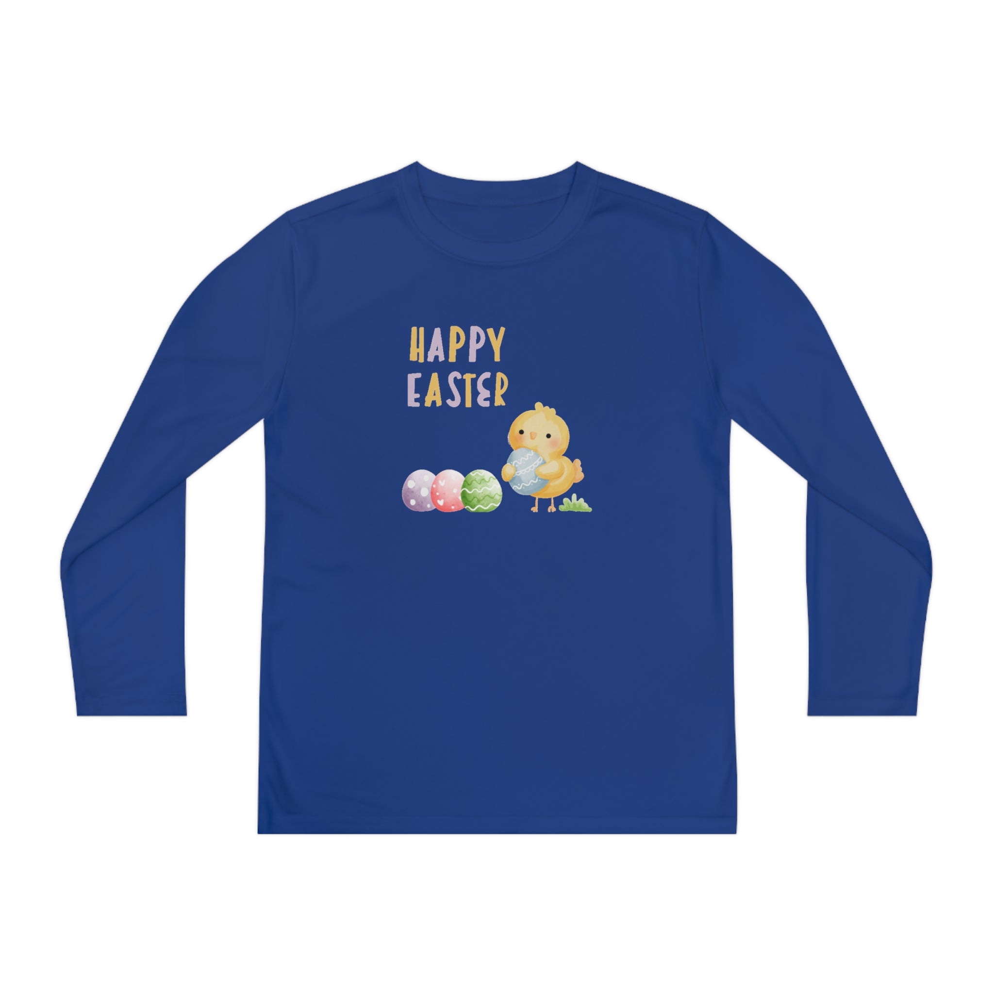 Wishing You A Happy Easter Youth Long Sleeve Competitor Tee
