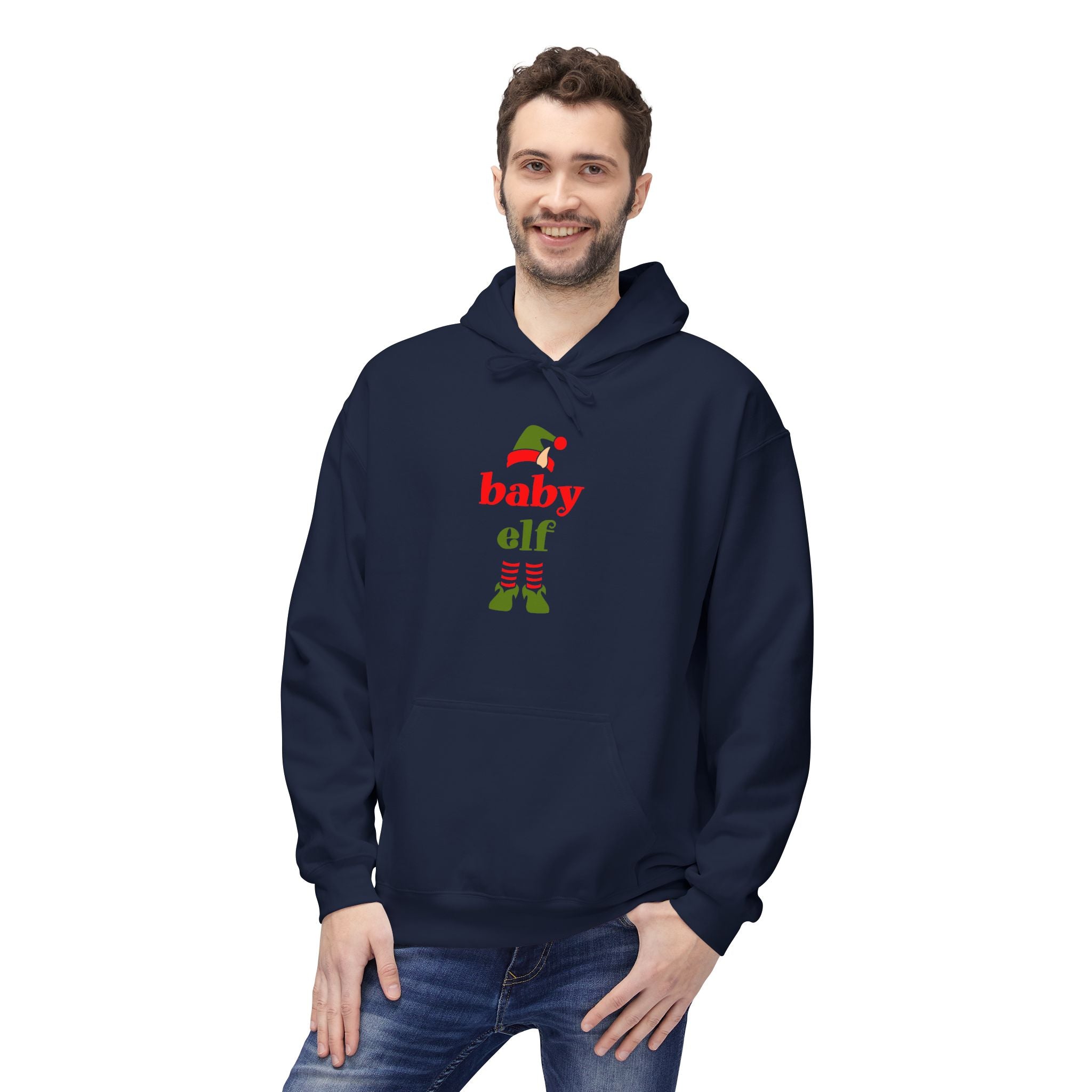 Baby Elf Unisex Midweight Softstyle Fleece Hoodie