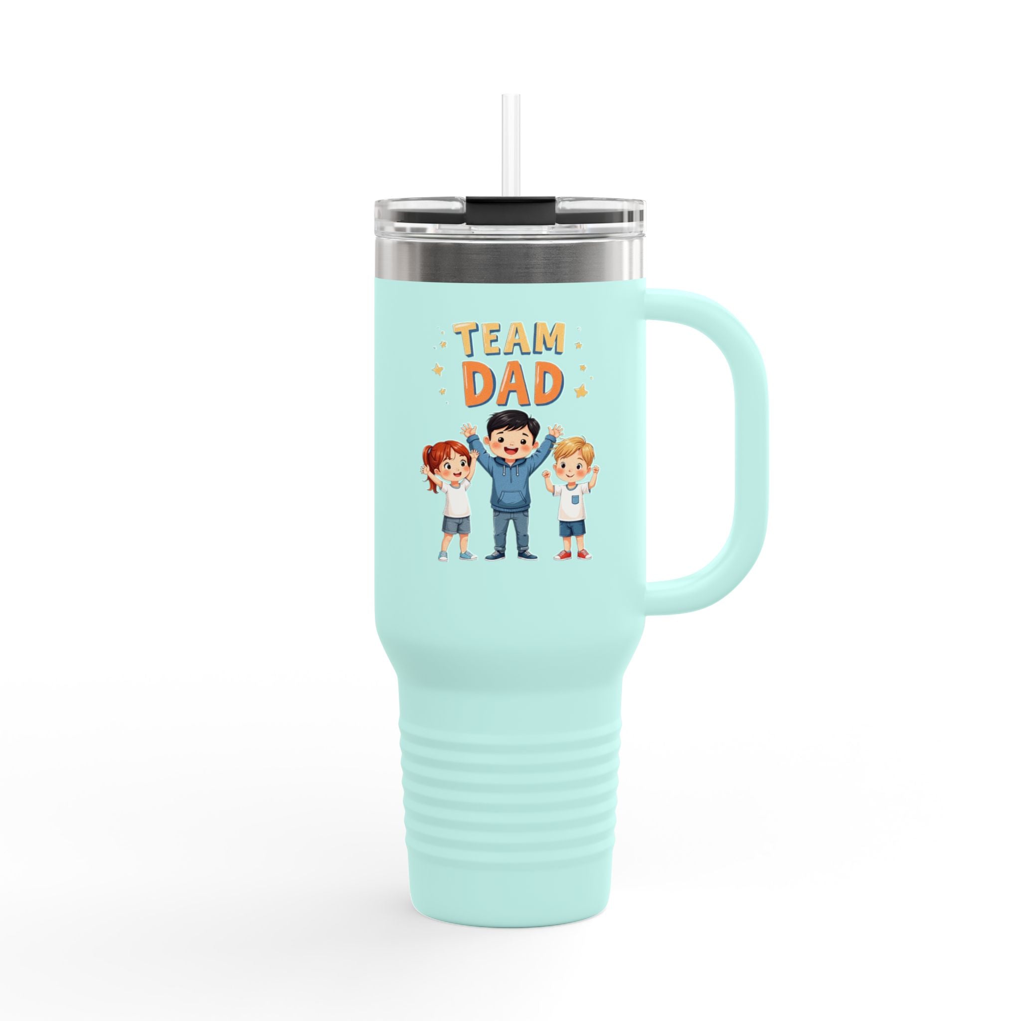 Team Dad Insulated Travel Mug, 40oz