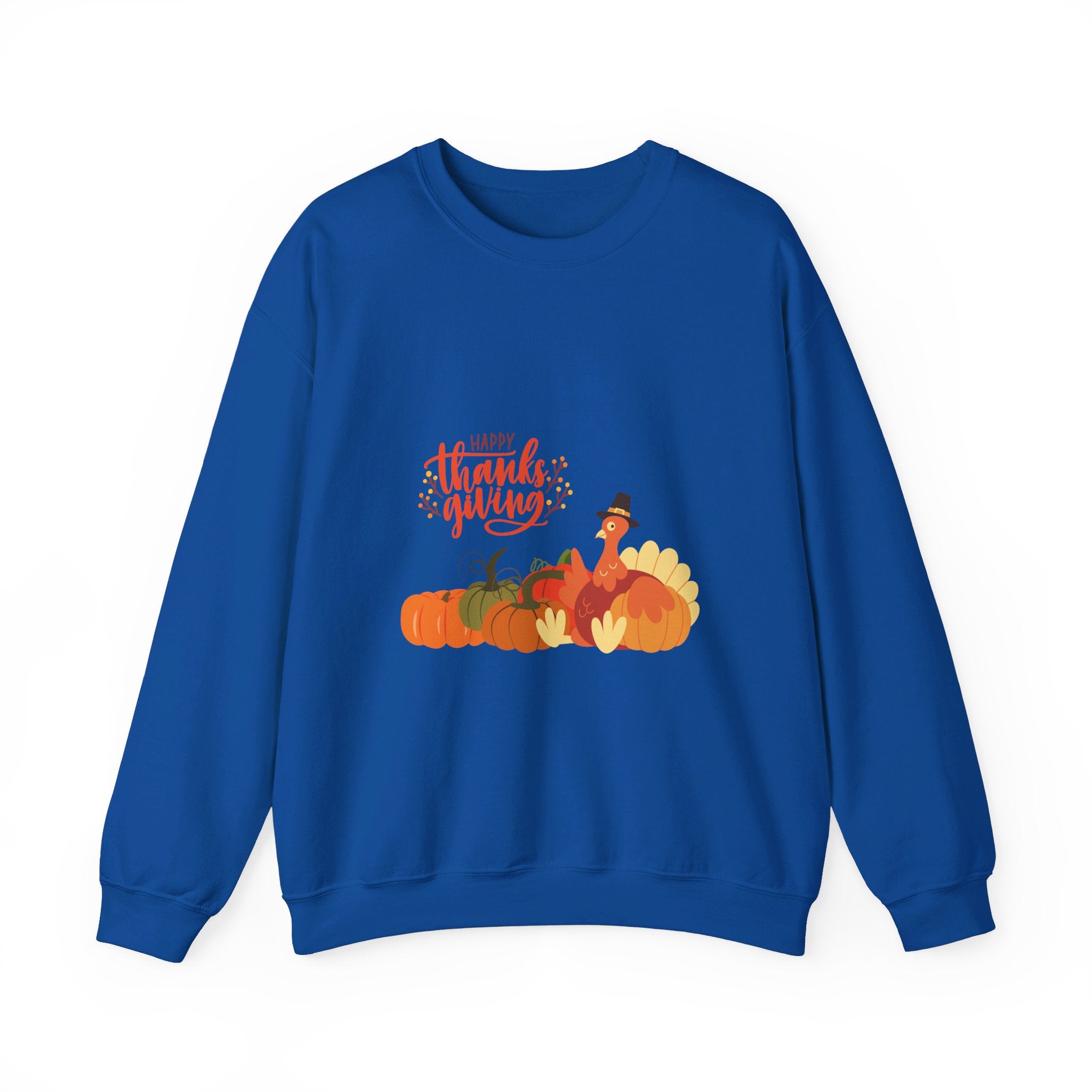 Happy Thanksgiving Turkey Unisex Heavy Blend™ Crewneck Sweatshirt
