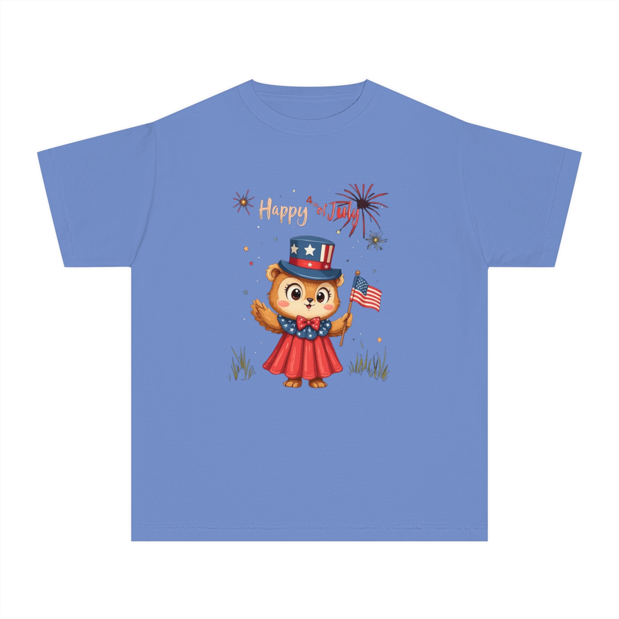 Happy Independence Day Youth Midweight Tee