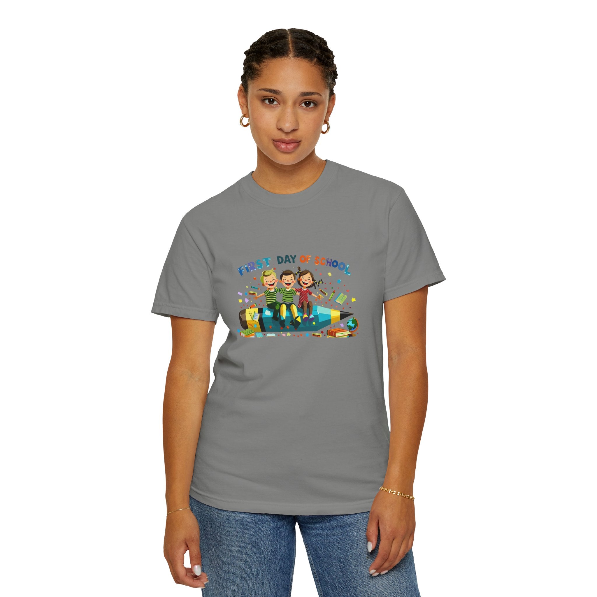 First Day of School Unisex Garment-Dyed T-Shirt