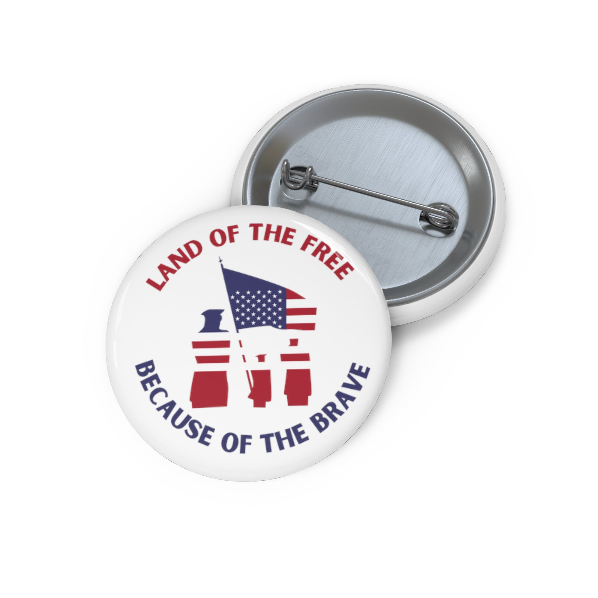 Memorial Day Freedom Is Not Free Pin Buttons