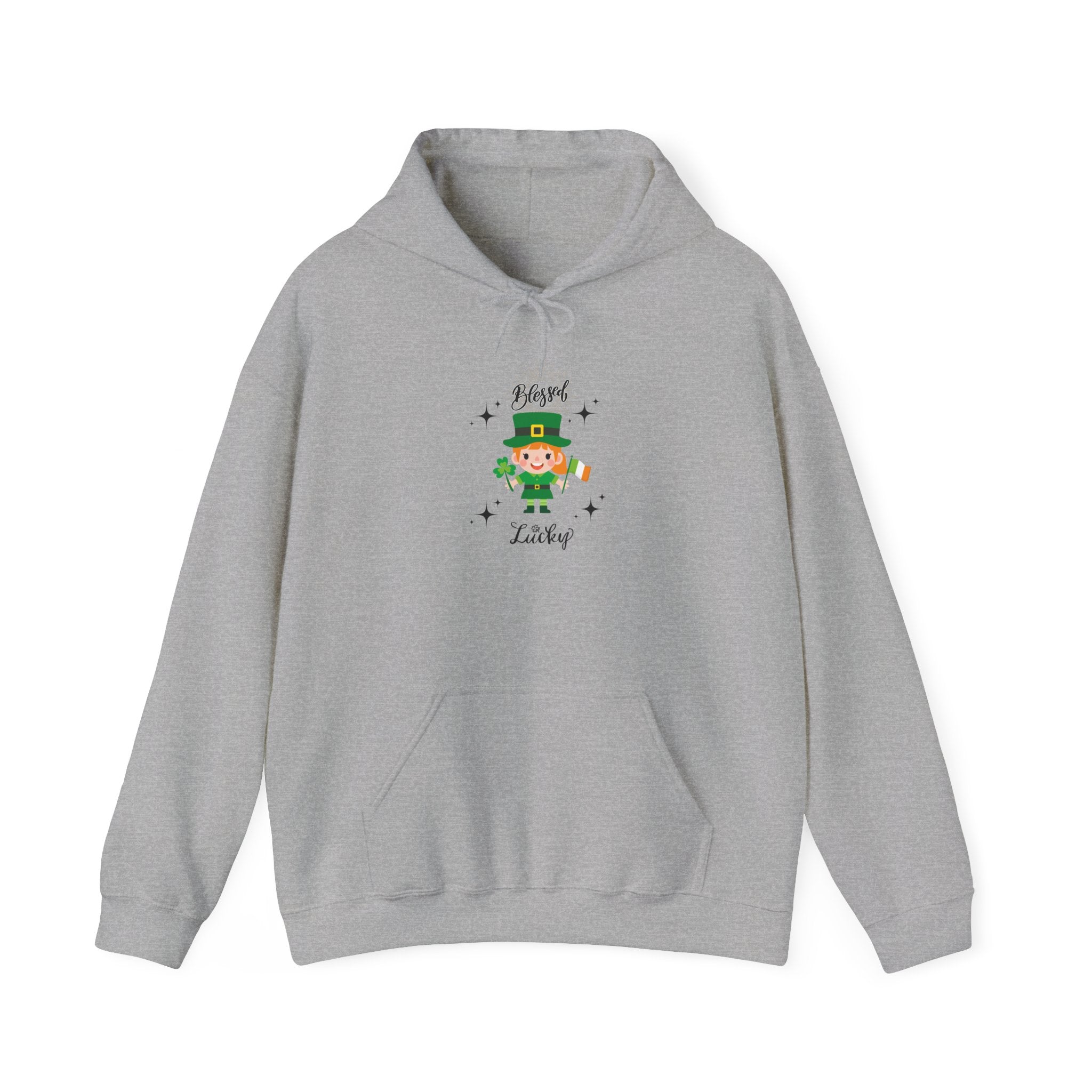 Blessed & Lucky Lucky  Unisex Hoodie - St. Patrick's Day Sweatshirt