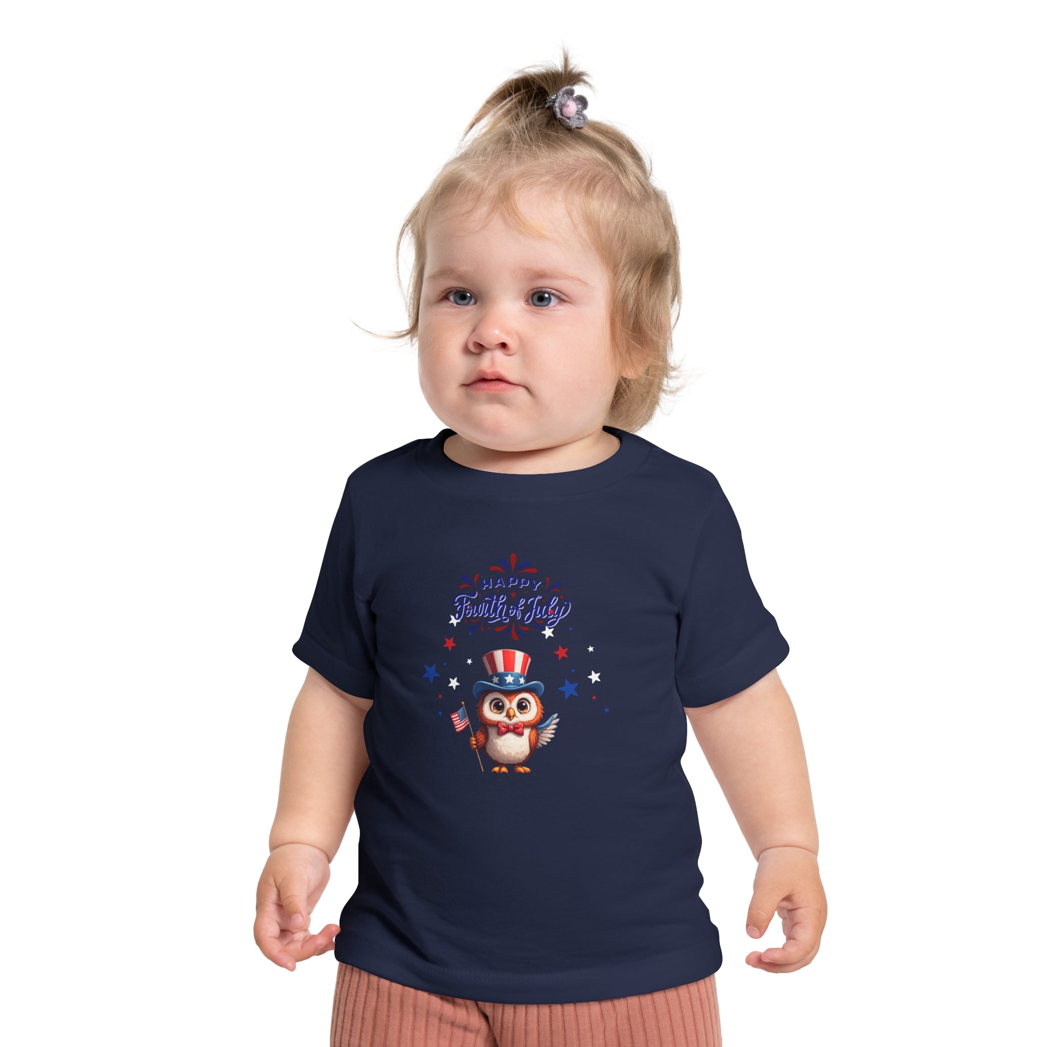 American Eagle Happy 4th of July Baby Short Sleeve T-Shirt