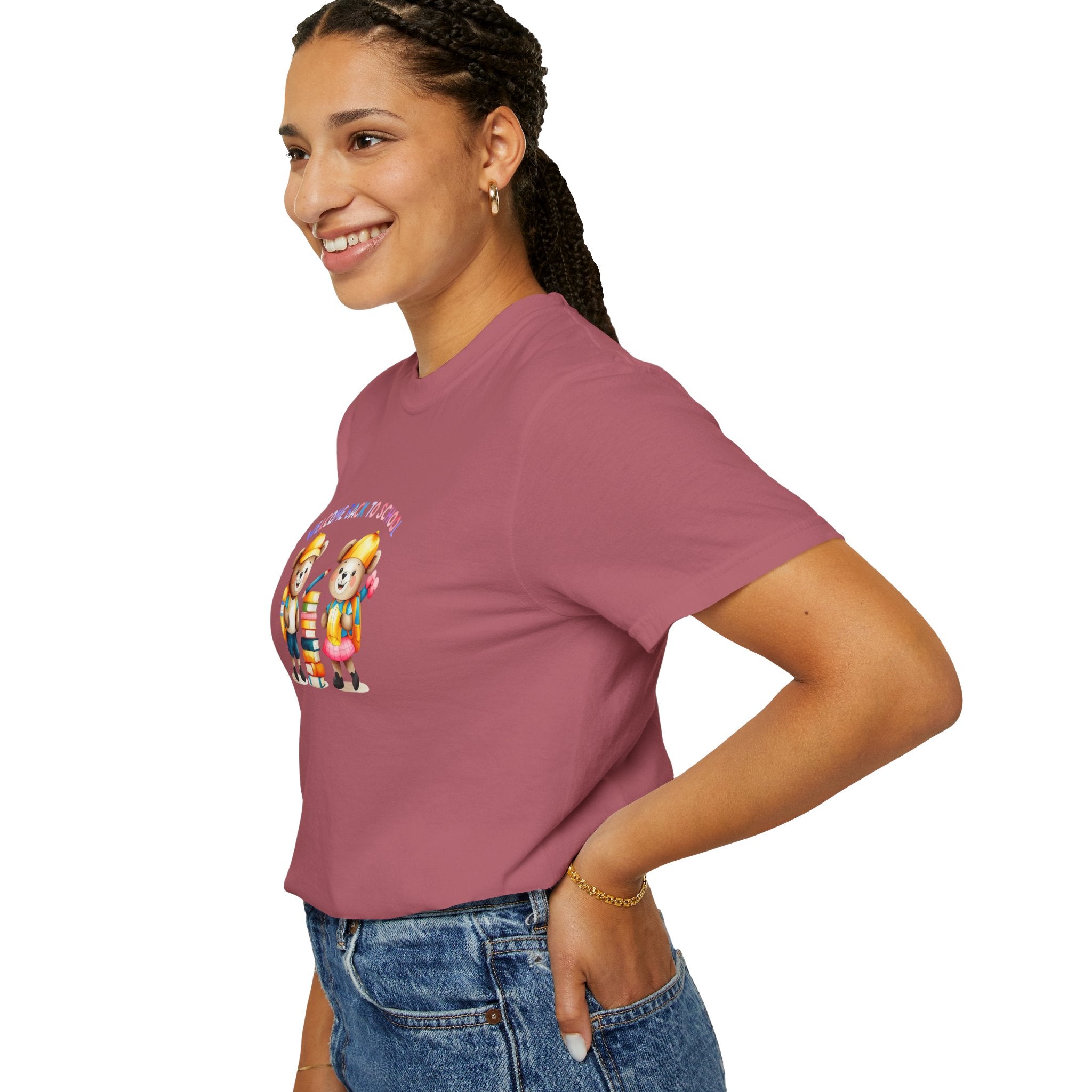 Welcome Back to School Unisex Garment-Dyed T-Shirt