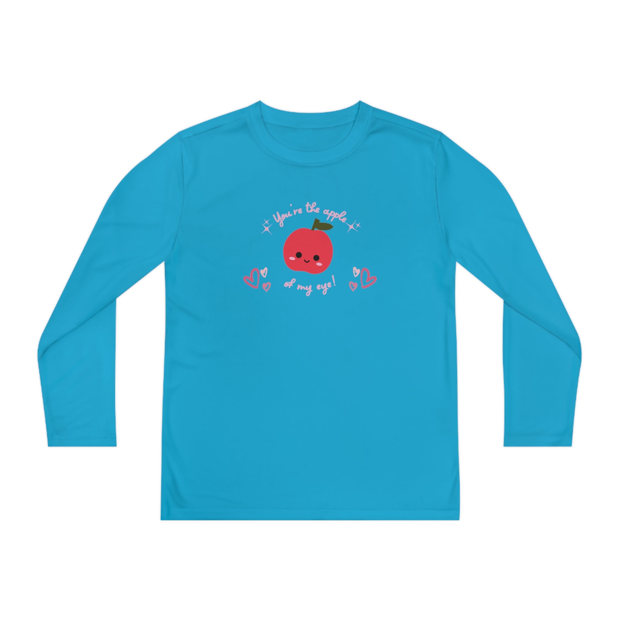 You Are The Apple Of My Eyes Youth Long Sleeve Competitor Tee