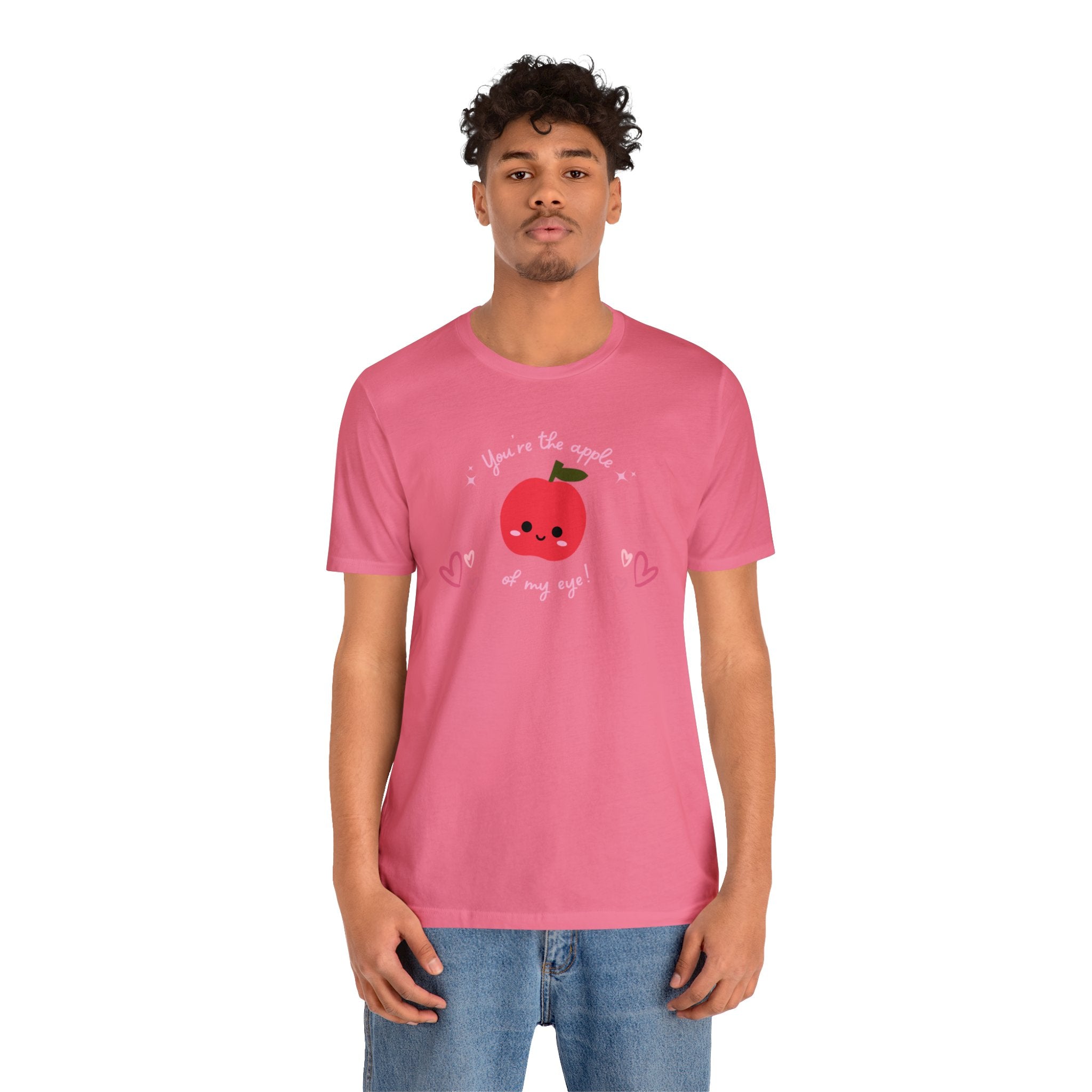 You Are The Apple Of My Eyes Unisex Jersey Short Sleeve Tee