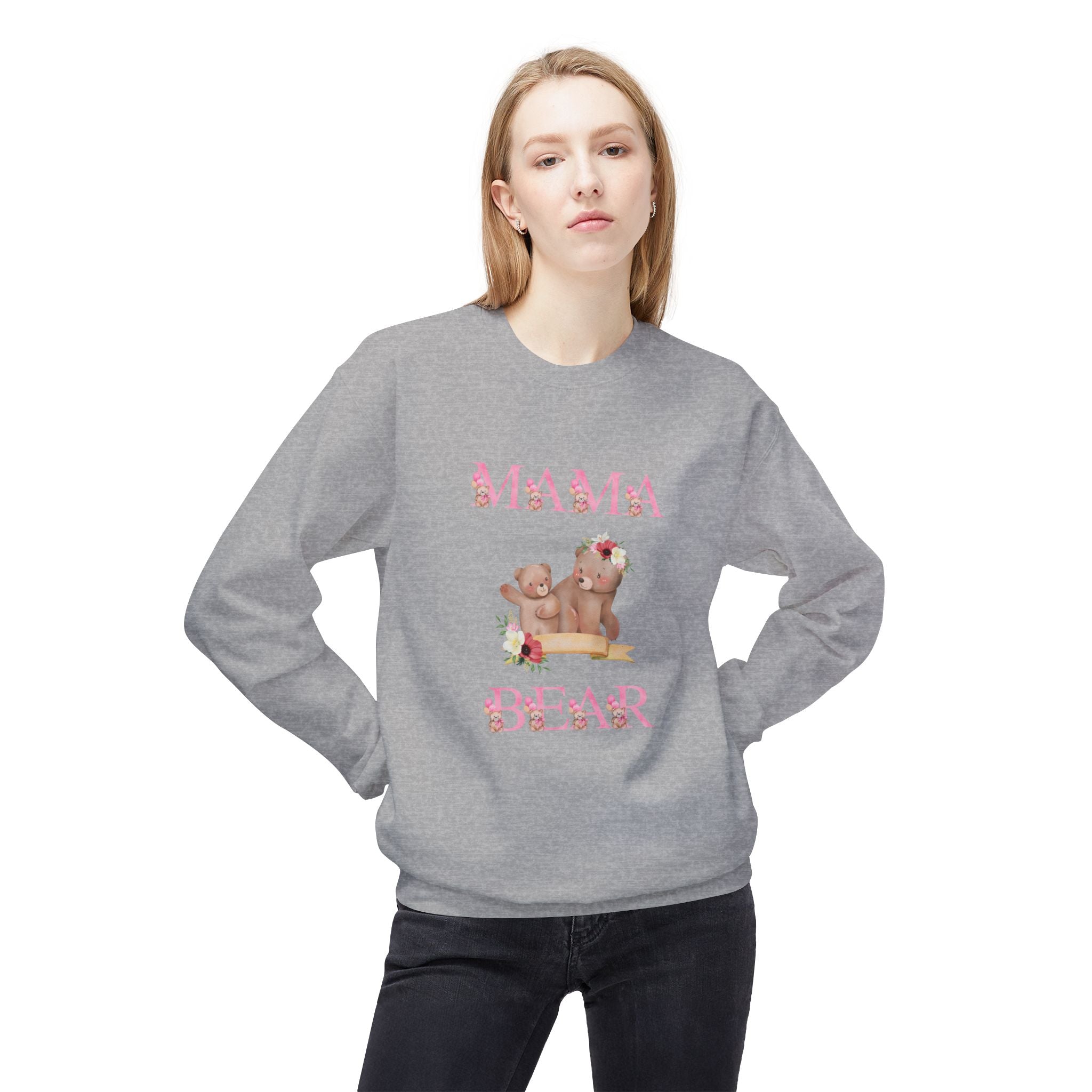 Mama Bear Crewneck Sweatshirt for Moms