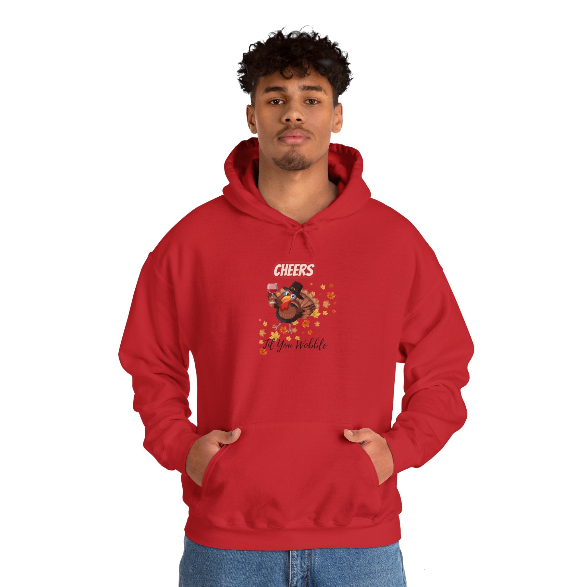 Cheers Til You Wobble Unisex Heavy Blend™ Hooded Sweatshirt