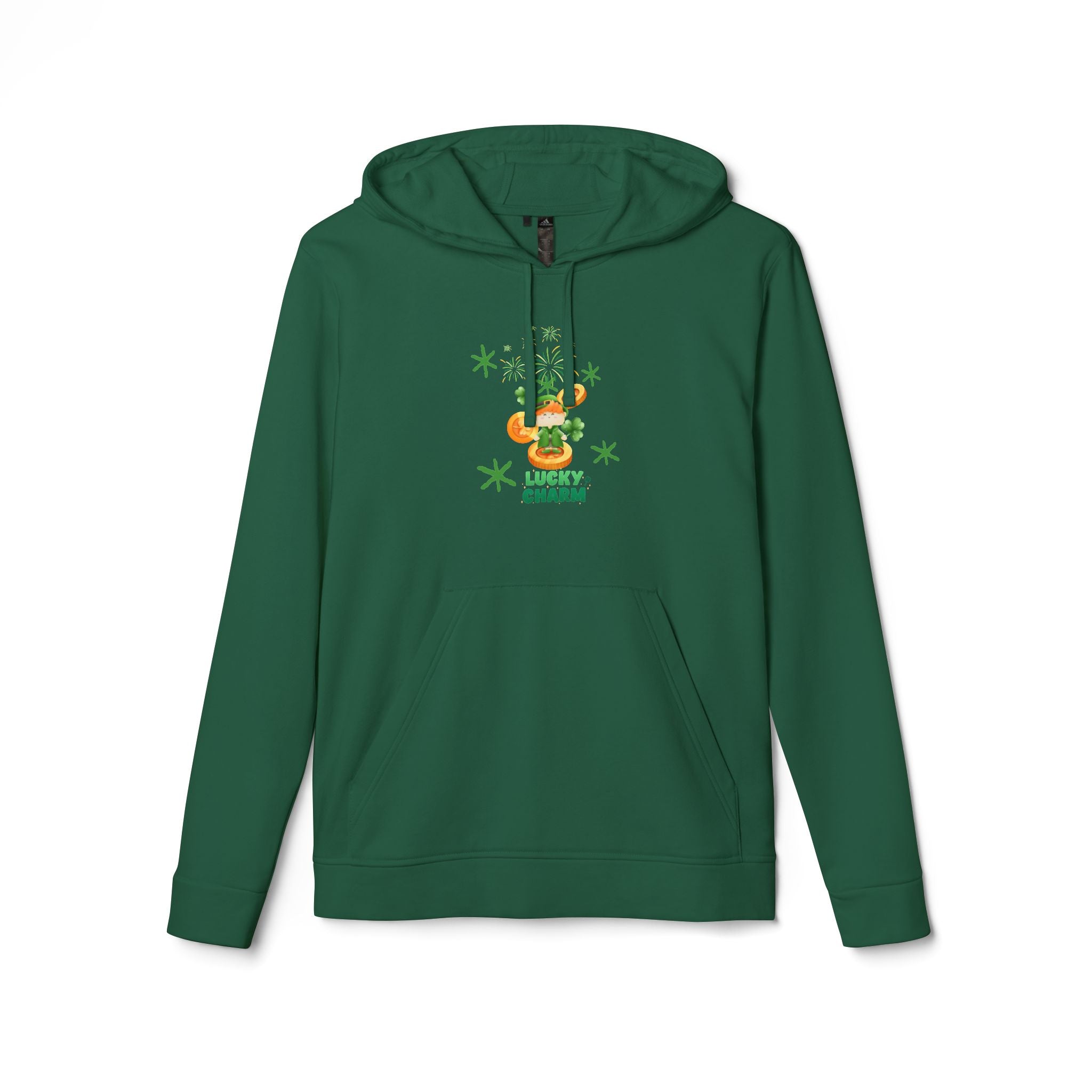 Lucky Charm  Adidas Unisex Fleece Hoodie