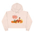 Happy Thanksgiving Turkey Crop Hoodie
