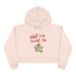 Meet Me Under The Mistletoe Crop Hoodie