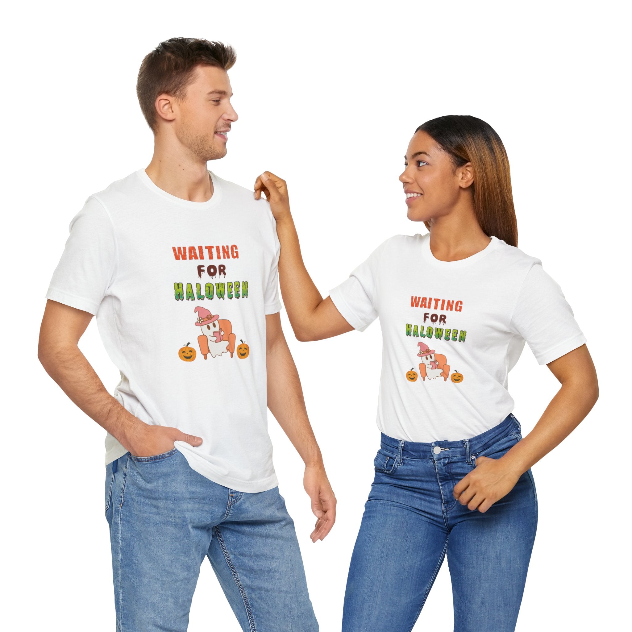 Waiting For Halloween Unisex Jersey Short Sleeve Tee