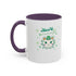 Kiss Me I'm Irish Cat  Accent Mug