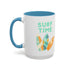 Surf Time Accent Coffee Mug (11, 15oz)