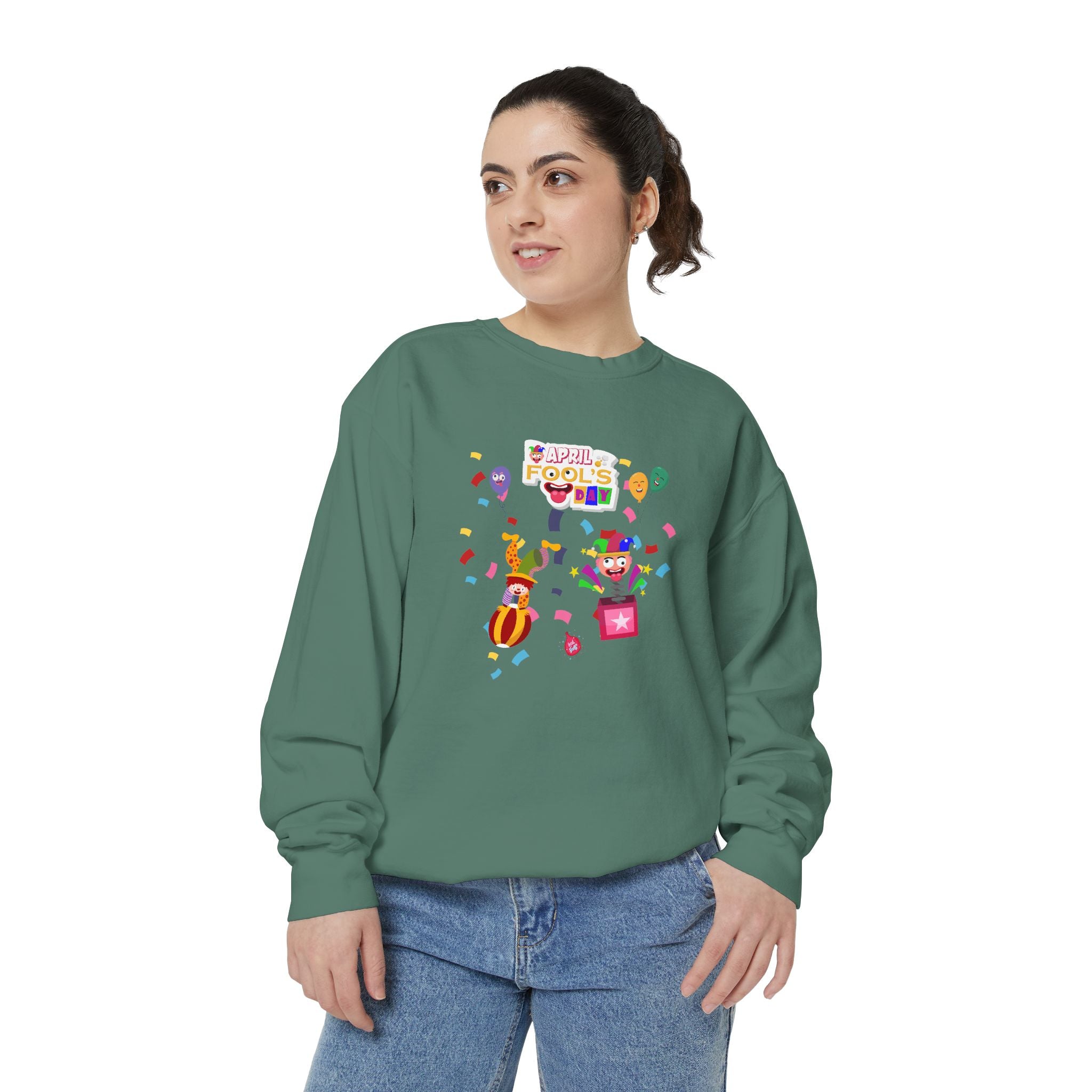 All April Fool's Day Garment-Dyed Sweatshirt