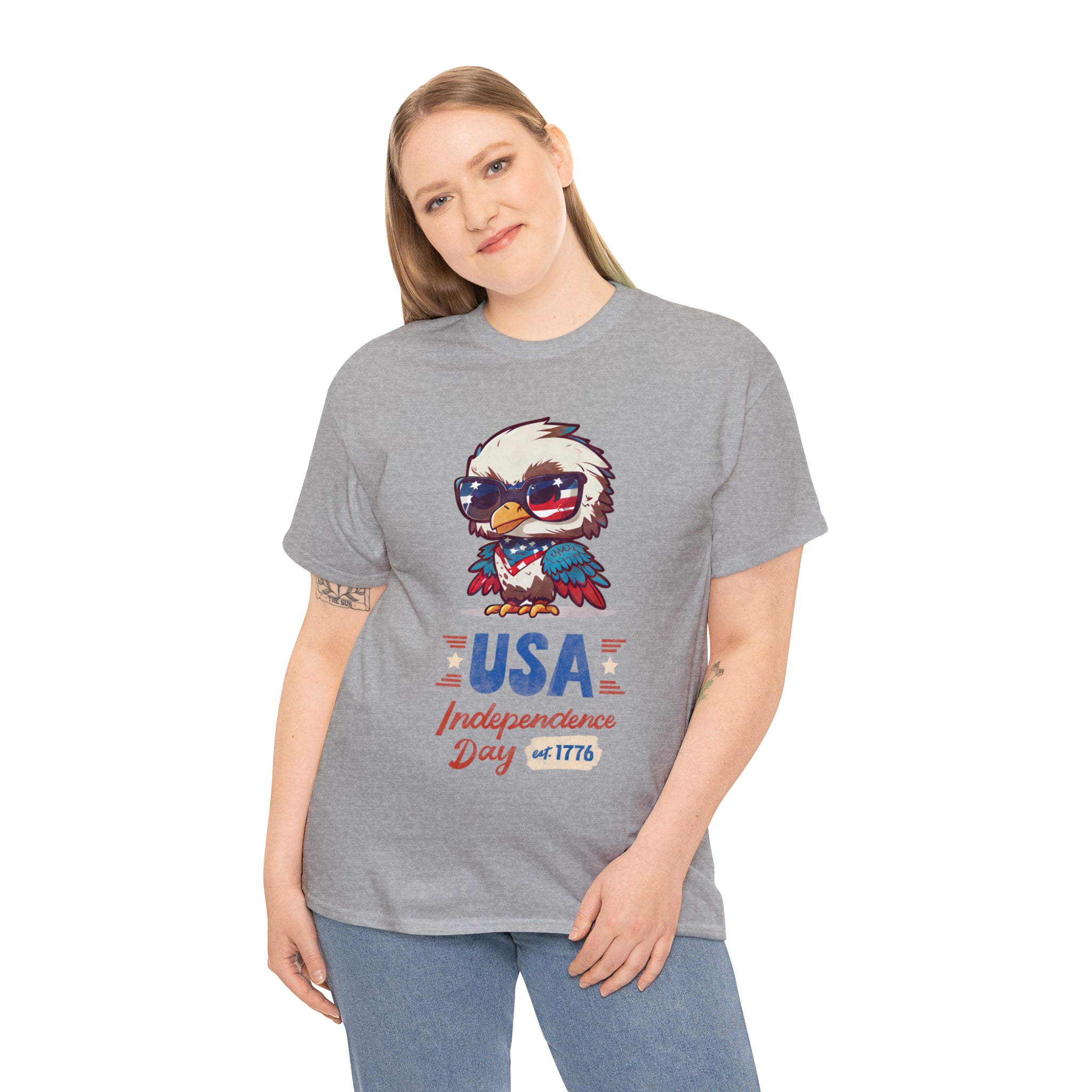 USA Independence Day Unisex Heavy Cotton Tee