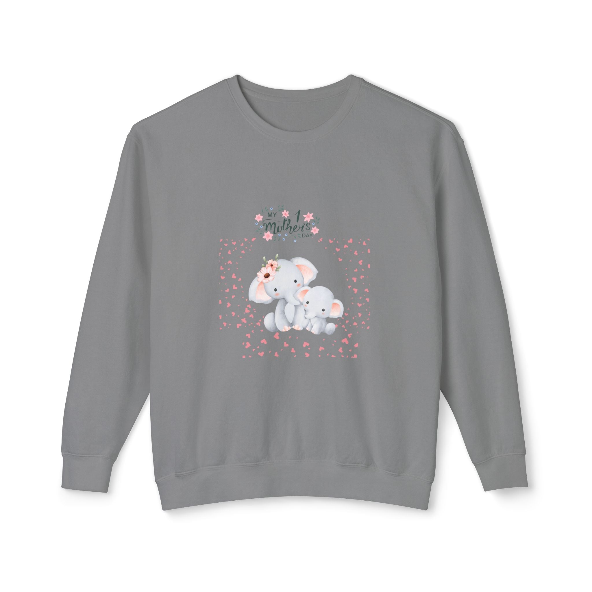My 1st Mother's Day Unisex Lightweight Crewneck