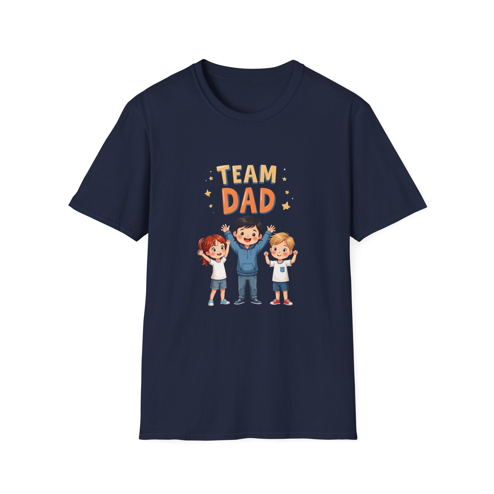 Team Dad Unisex Softstyle T-Shirt, Father's Day Gift, Family Tee, Dad Shirt, Great for Celebrations, Fun Casual Wear
