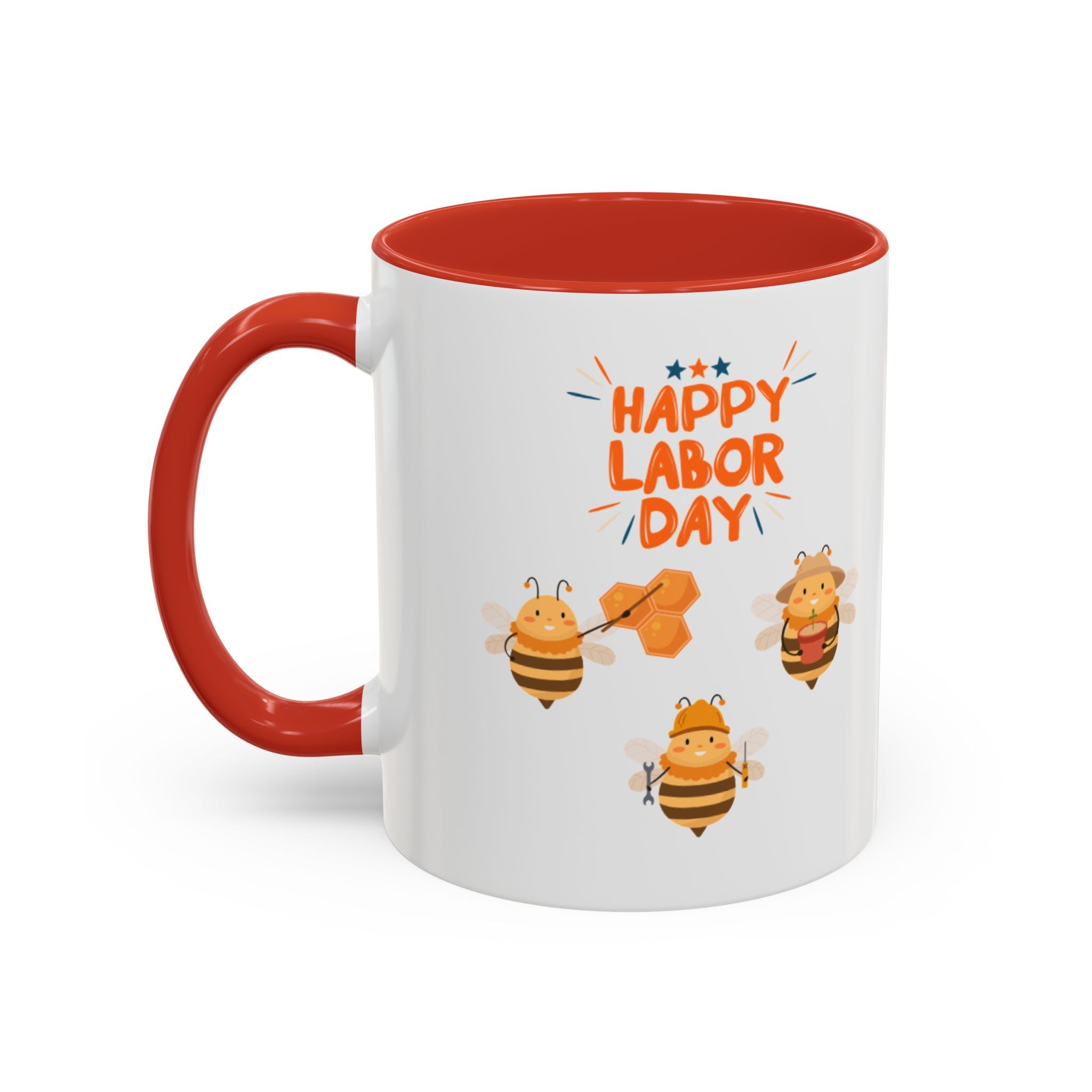 Bee Labor Day Accent Coffee Mug (11, 15oz)