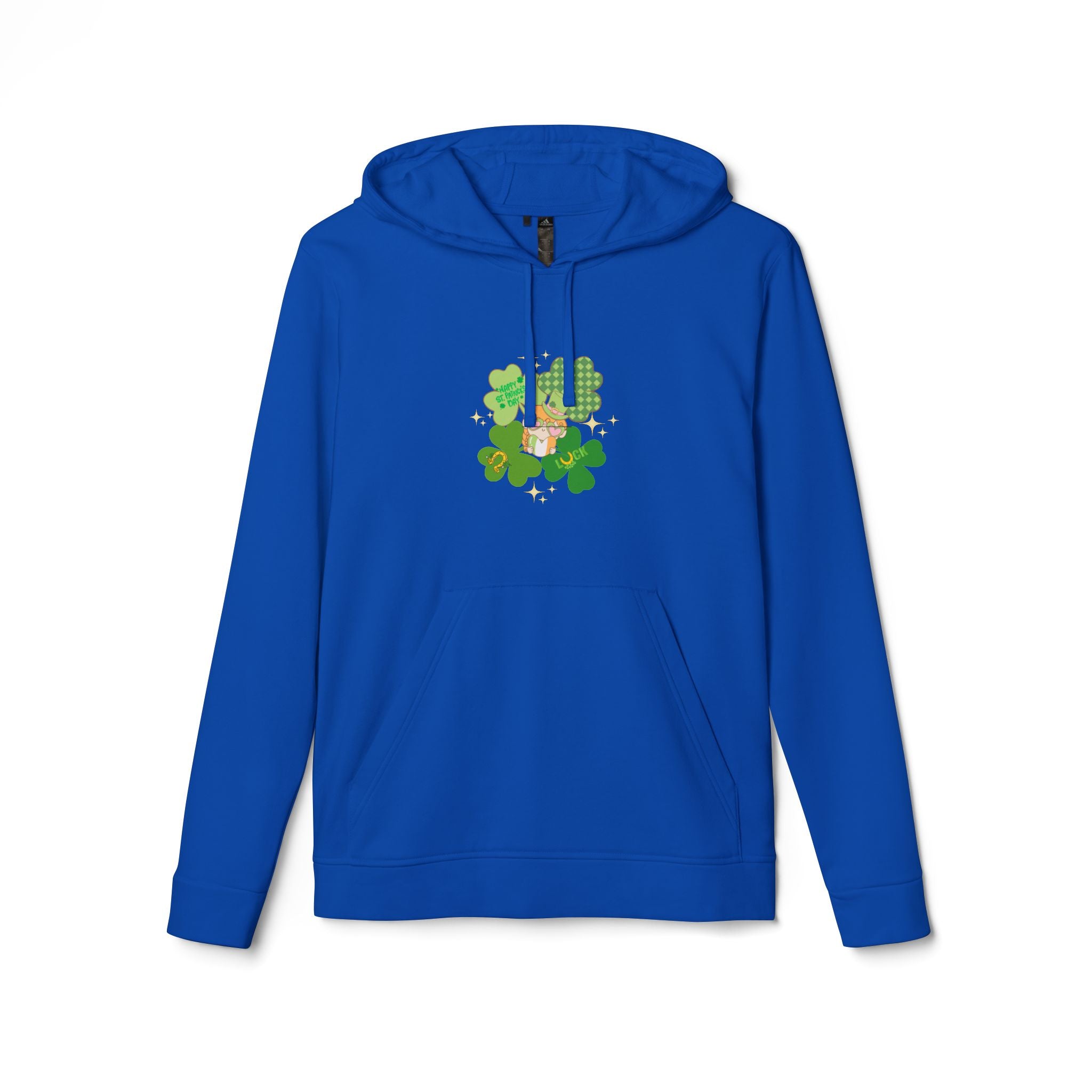 Retro St.Paddy's Day Adidas Unisex Fleece Hoodie