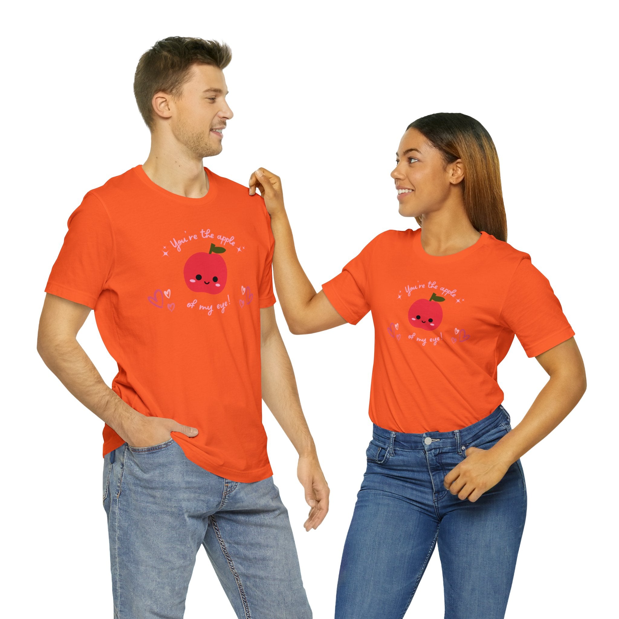 You Are The Apple Of My Eyes Unisex Jersey Short Sleeve Tee