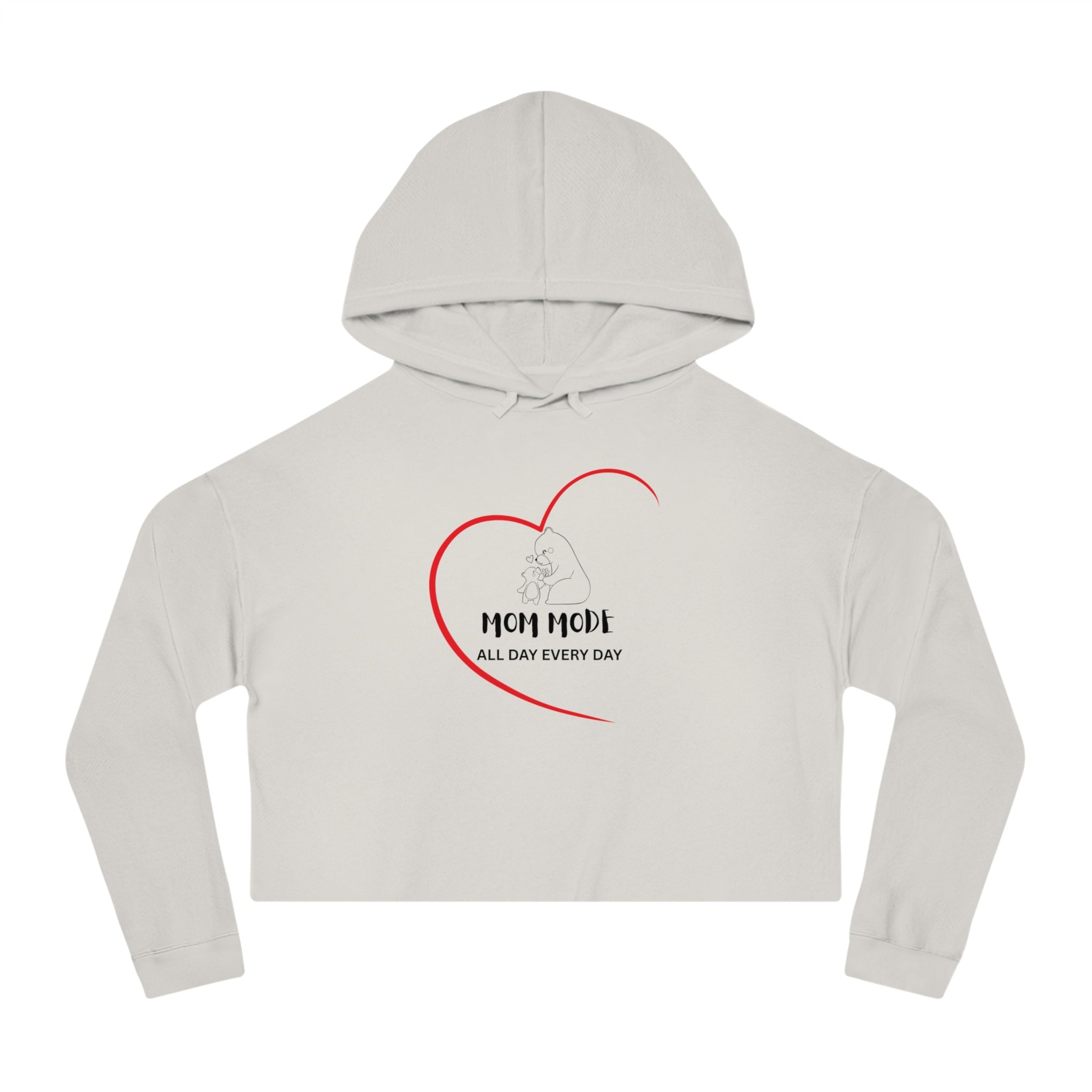 Mom Mode Cropped Hoodie