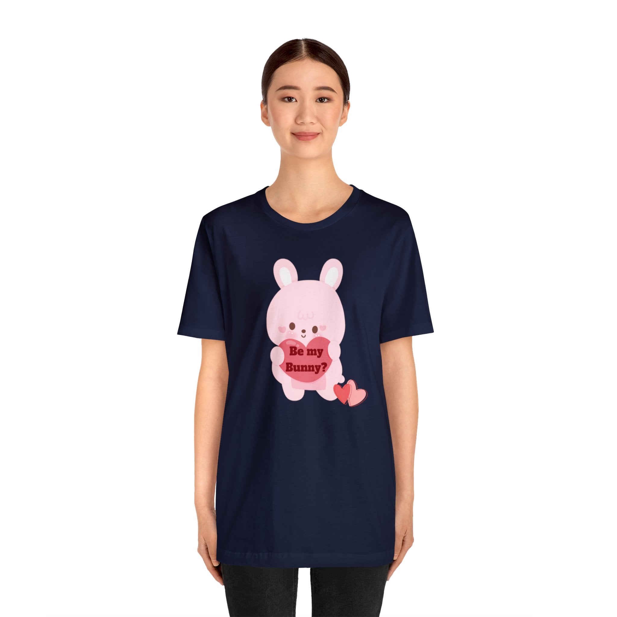 V-Day BunnyUnisex Jersey Short Sleeve Tee