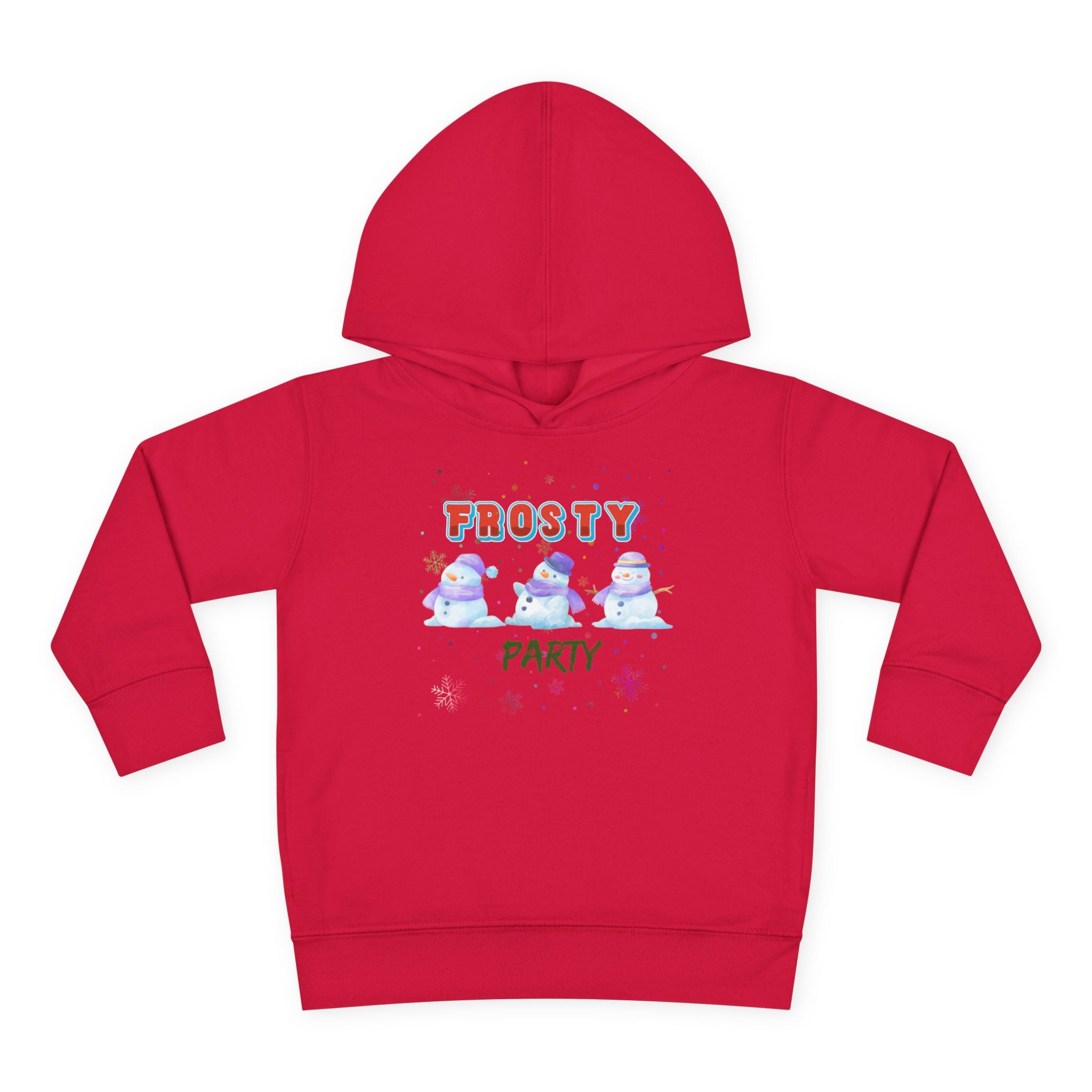 Frosty Party Toddler Pullover Fleece Hoodie