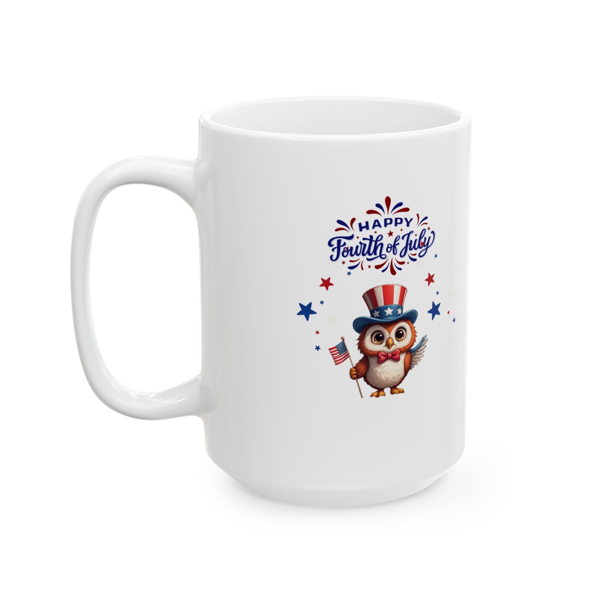 American Eagle Happy 4th of July Mug