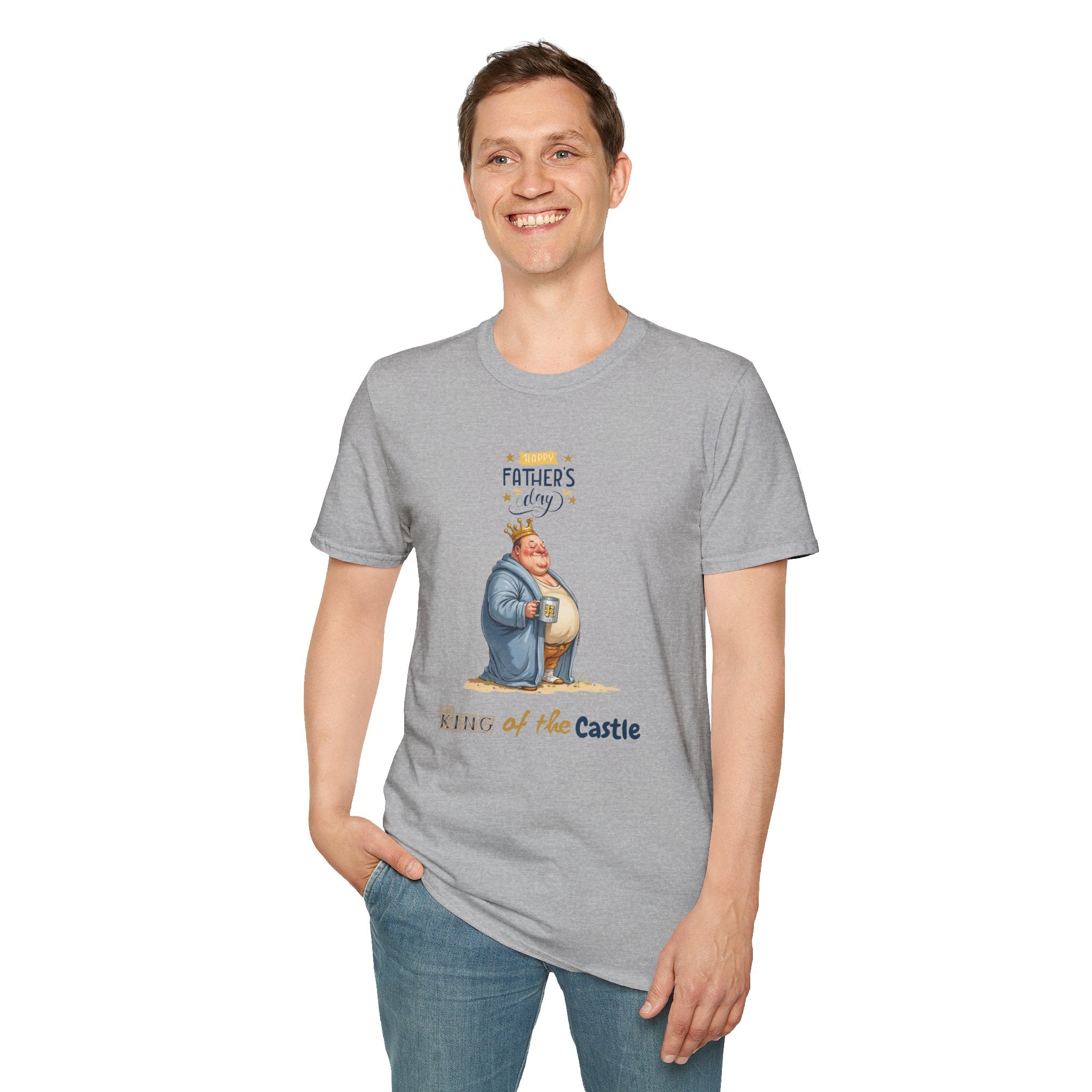 Father's Day King of the Castle T-Shirt, Unisex Tee