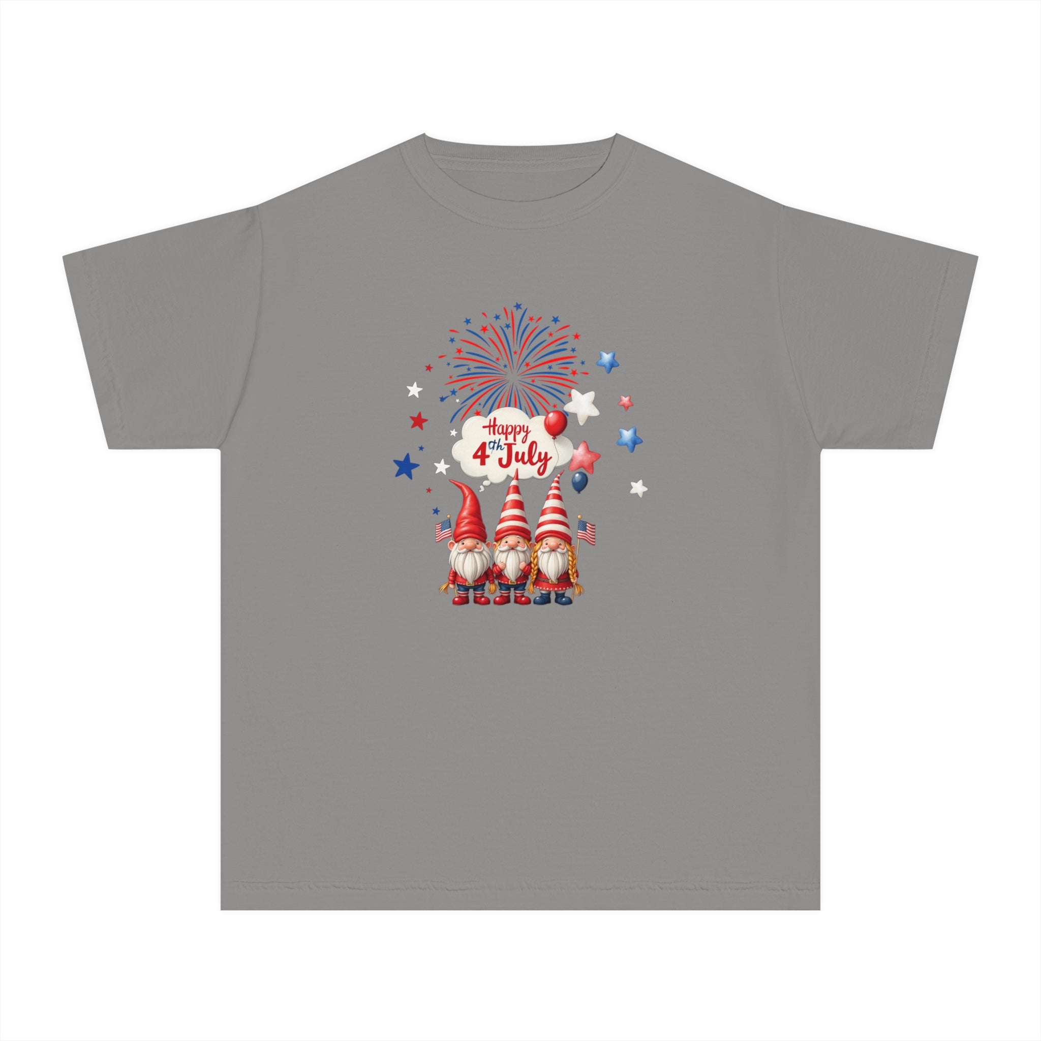 Gnome 4th of July Youth Midweight Tee