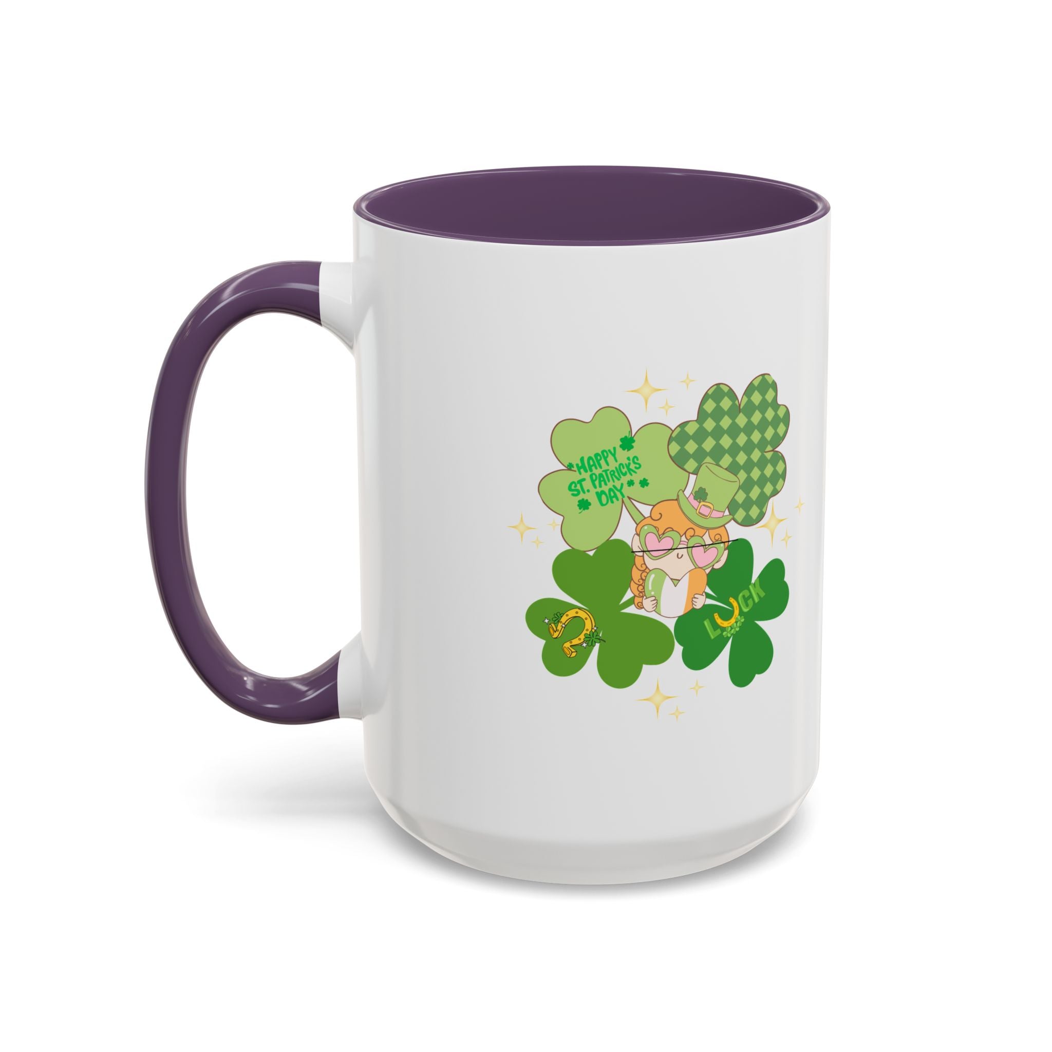 Retro St. Paddy's Day Accent Coffee Mug - 11oz & 15oz