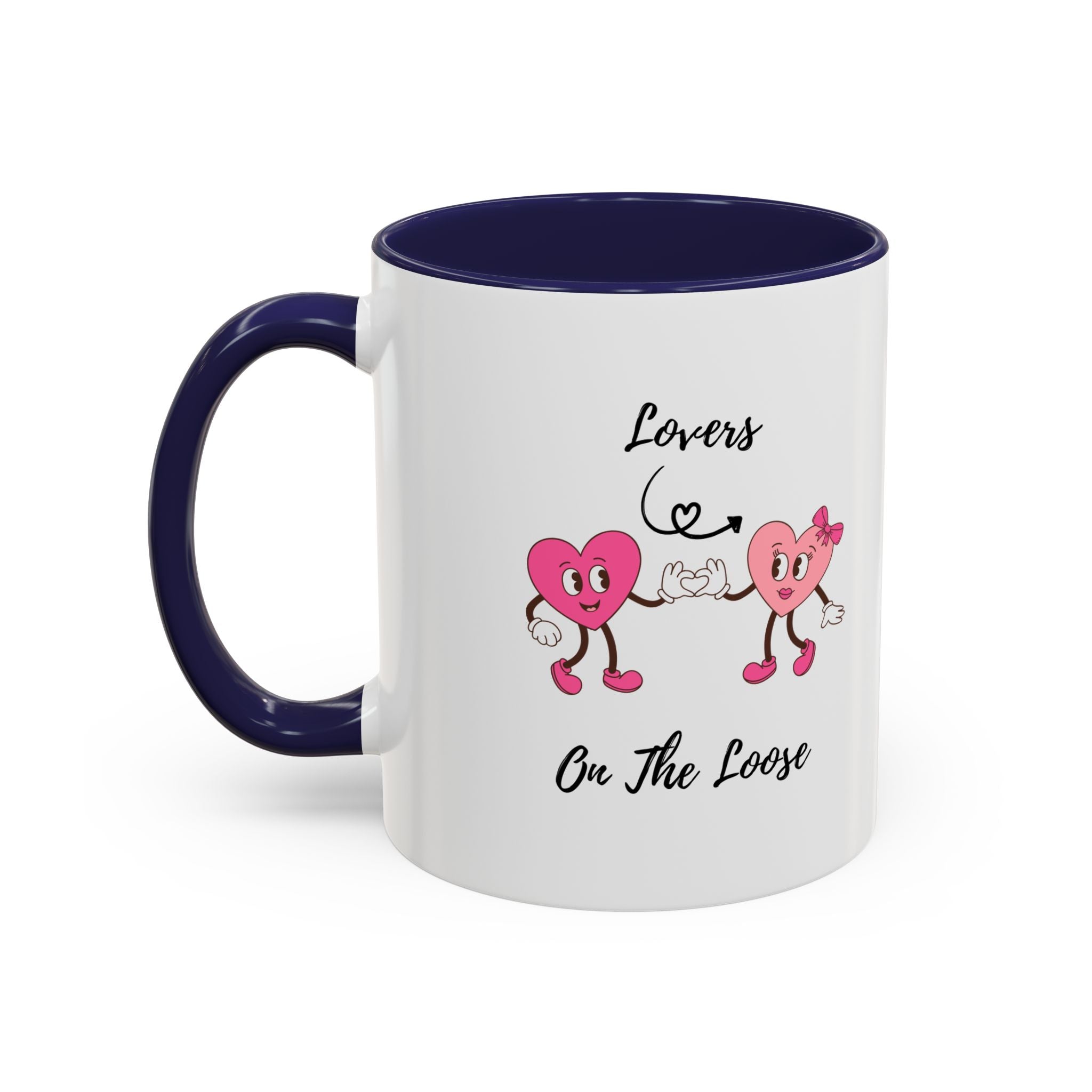 Lovers On The Loose Accent Coffee Mug (11, 15oz)