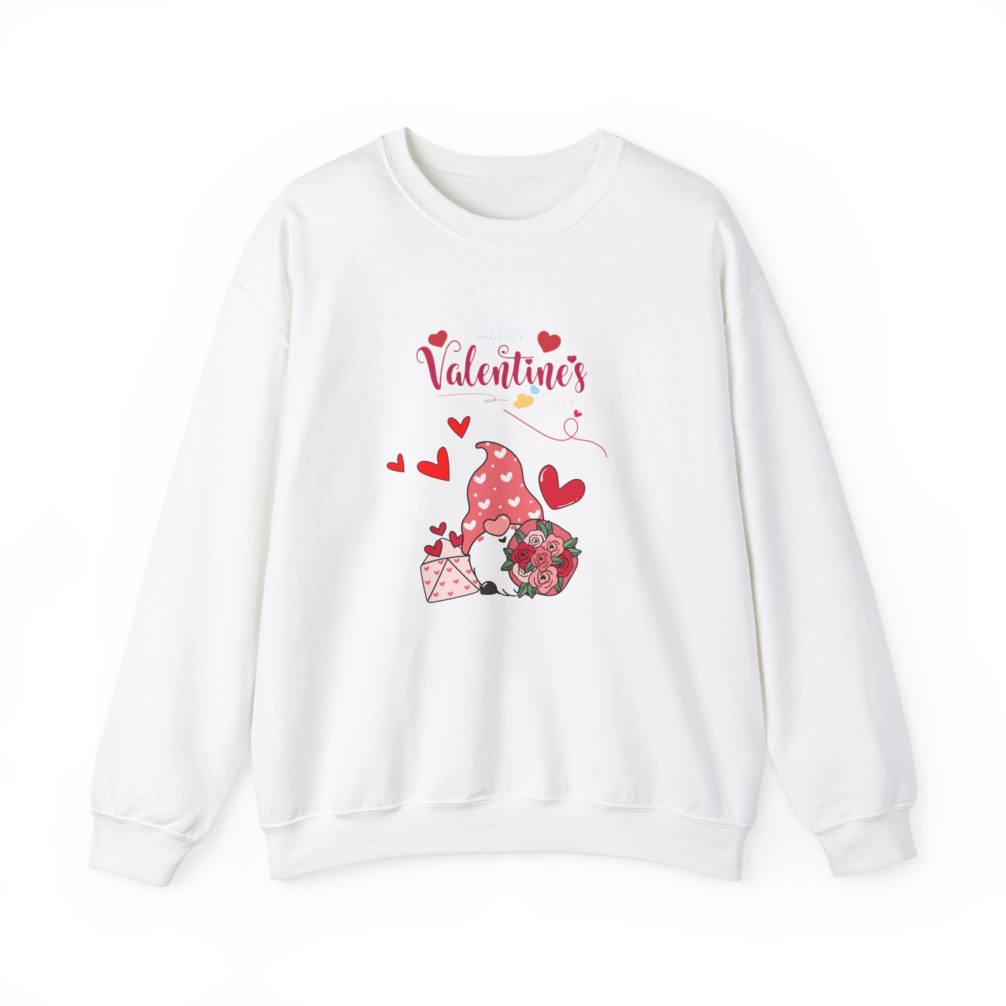 Gnome Valentine's Day Unisex Heavy Blend™ Crewneck Sweatshirt