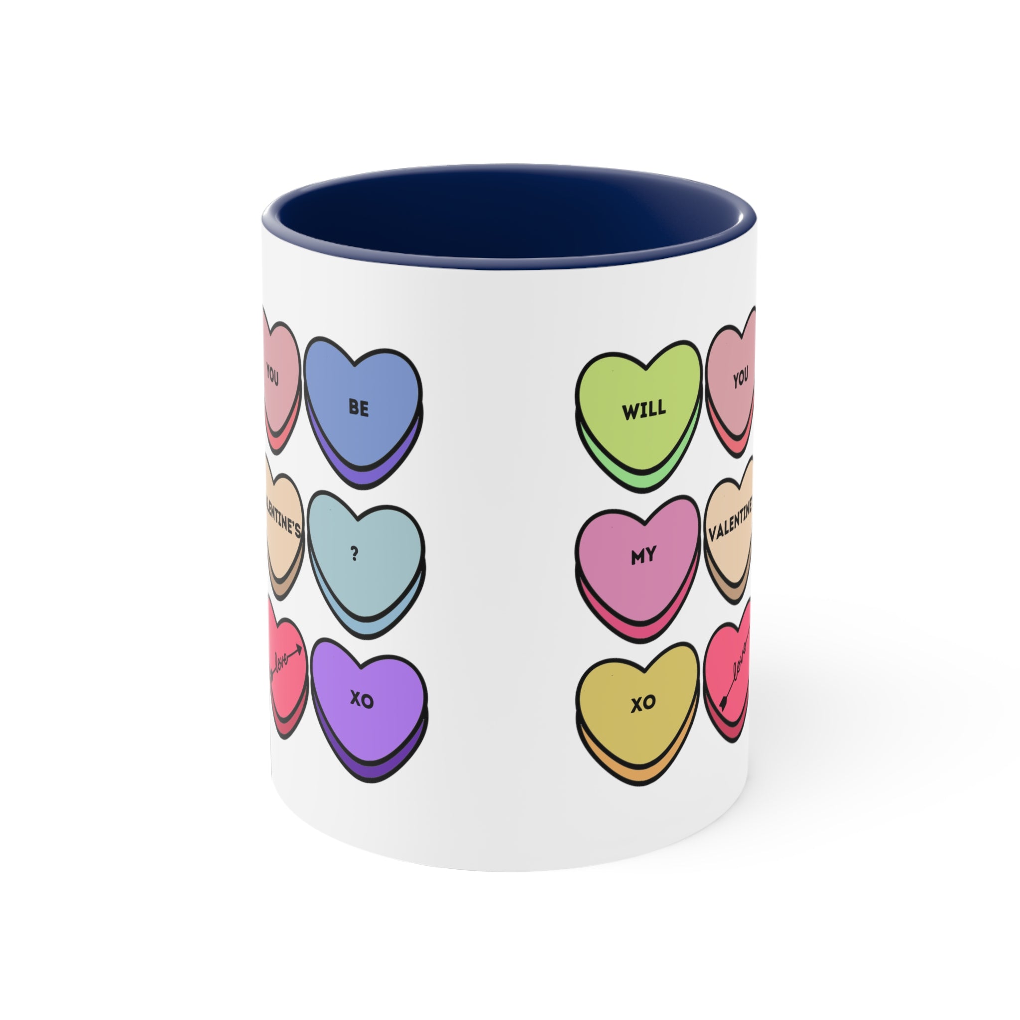Will You Be My Valentine? Accent Coffee Mug, 11oz