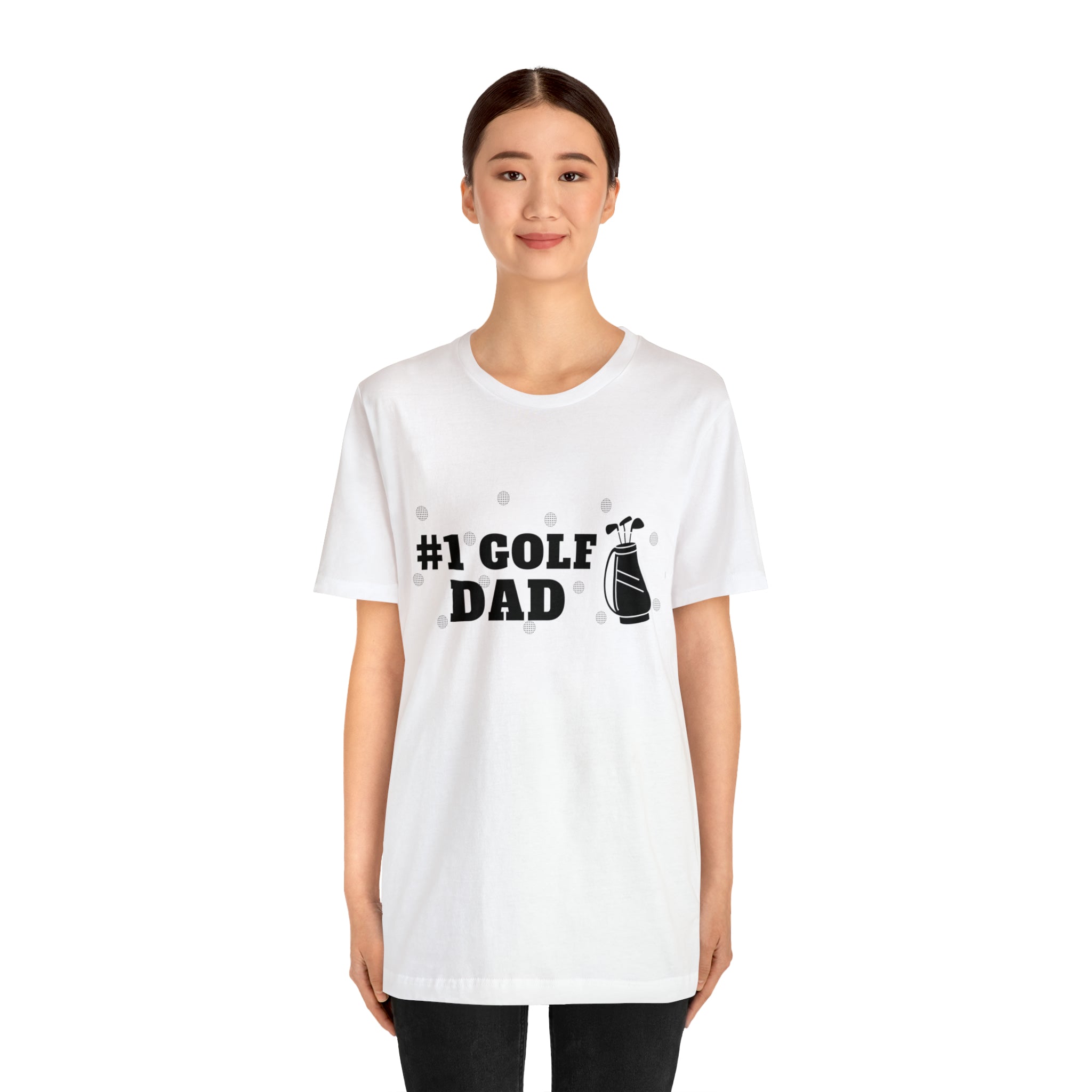 Happy Father's Day Golf Unisex Jersey Short Sleeve Tee